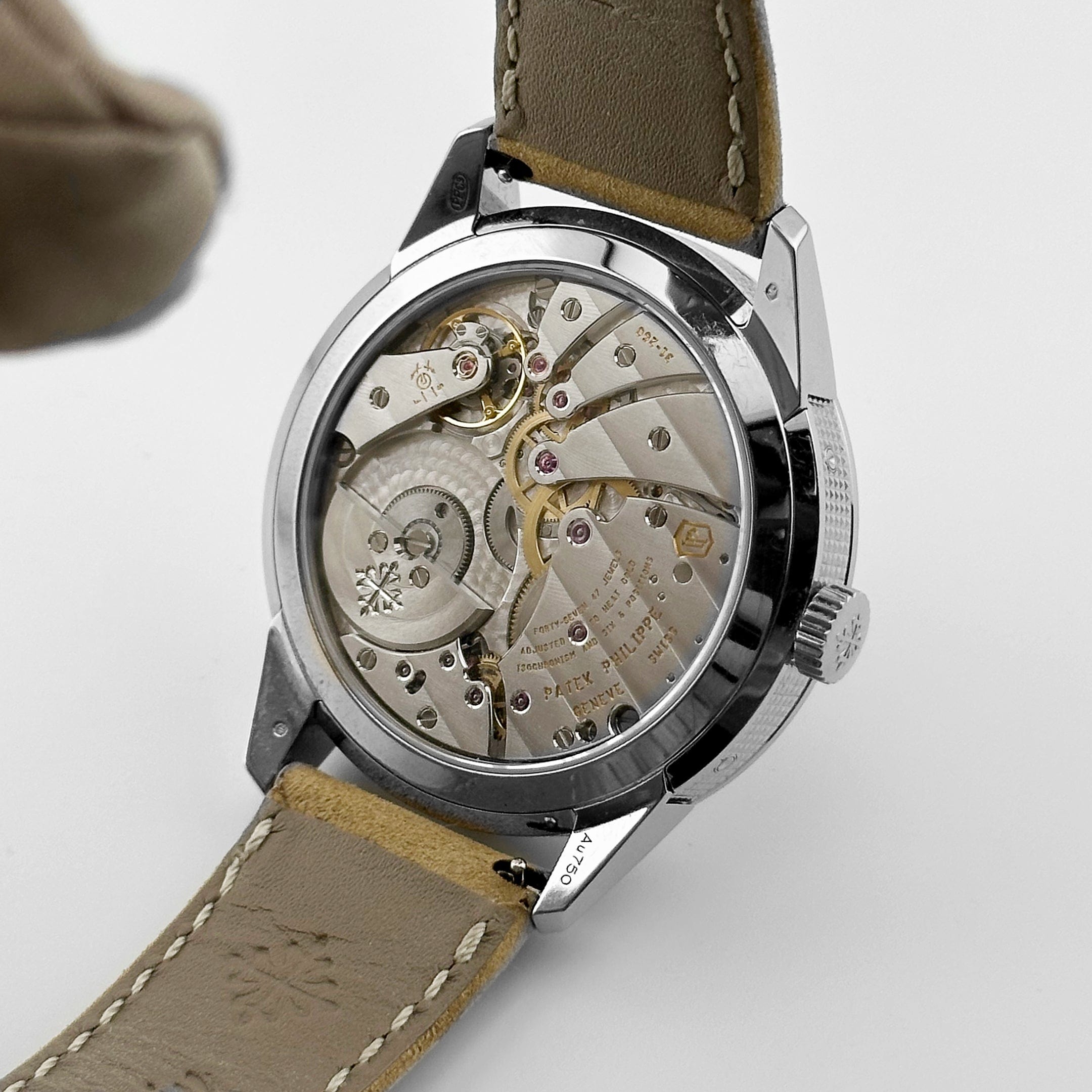 Calatrava Annual Calendar Travel Time White Gold Grey Dial 41mm Product Image 7