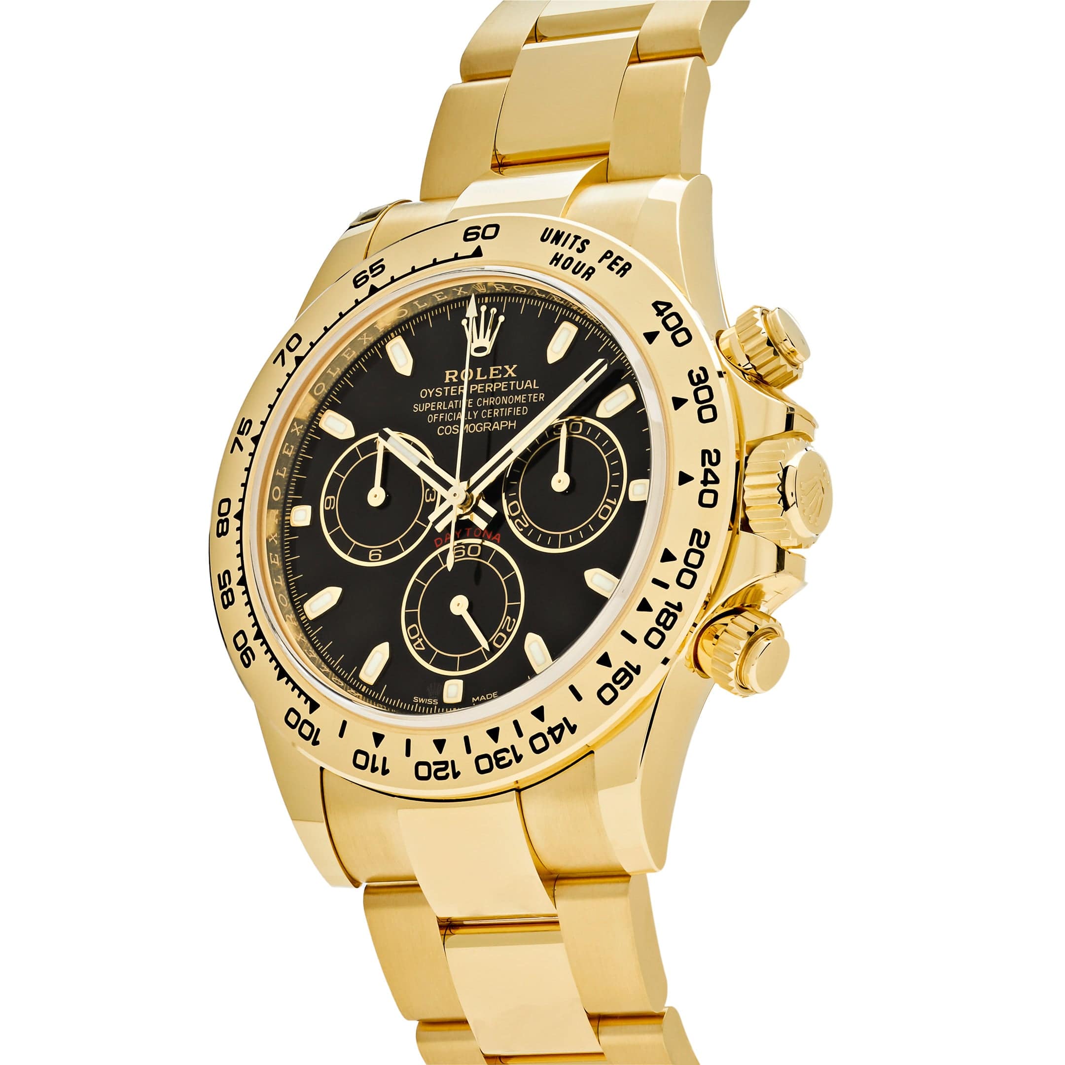 Daytona Yellow Gold Black Dial 40mm Product Image 1