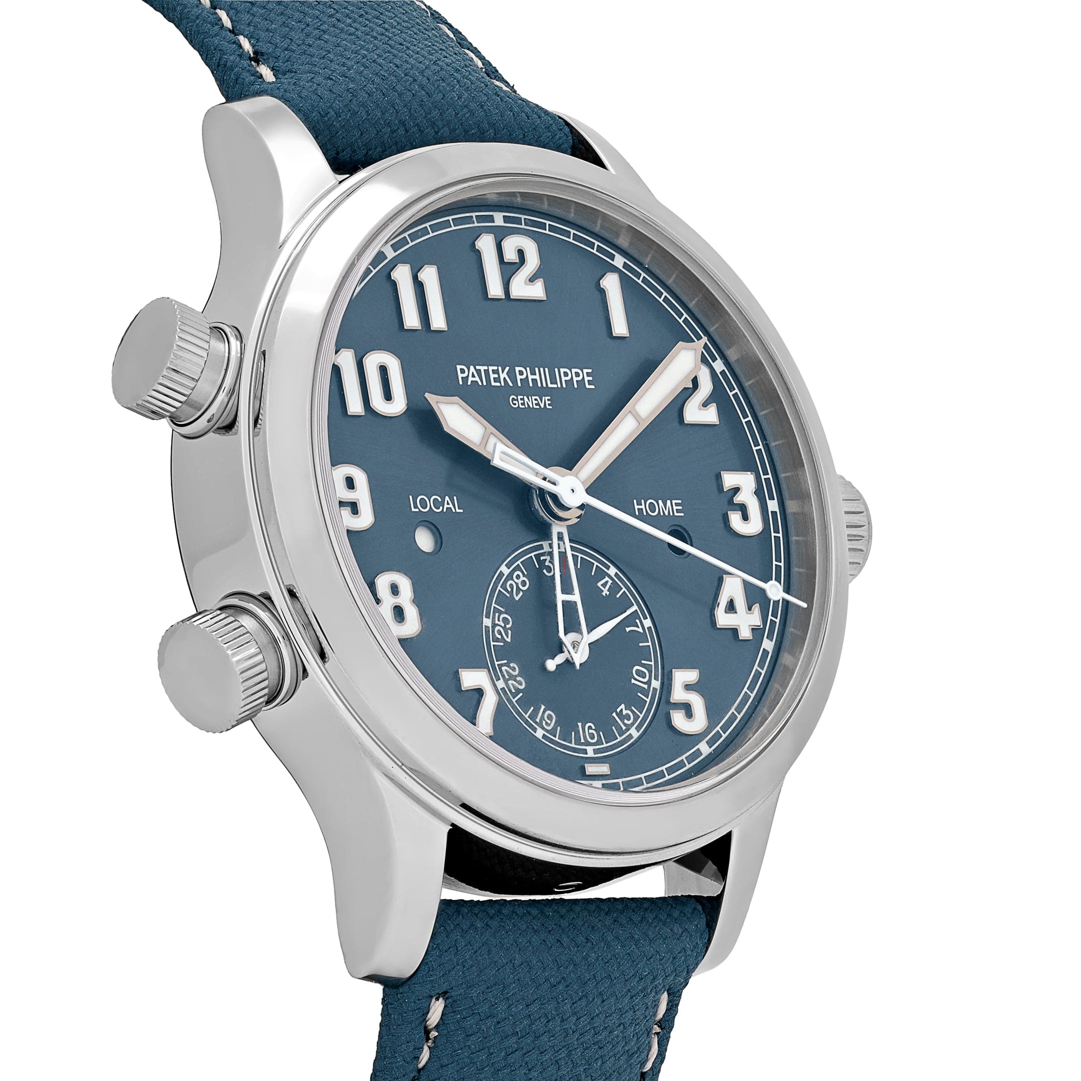 Calatrava Pilot Time Steel Blue Dial 37mm Product Image 2