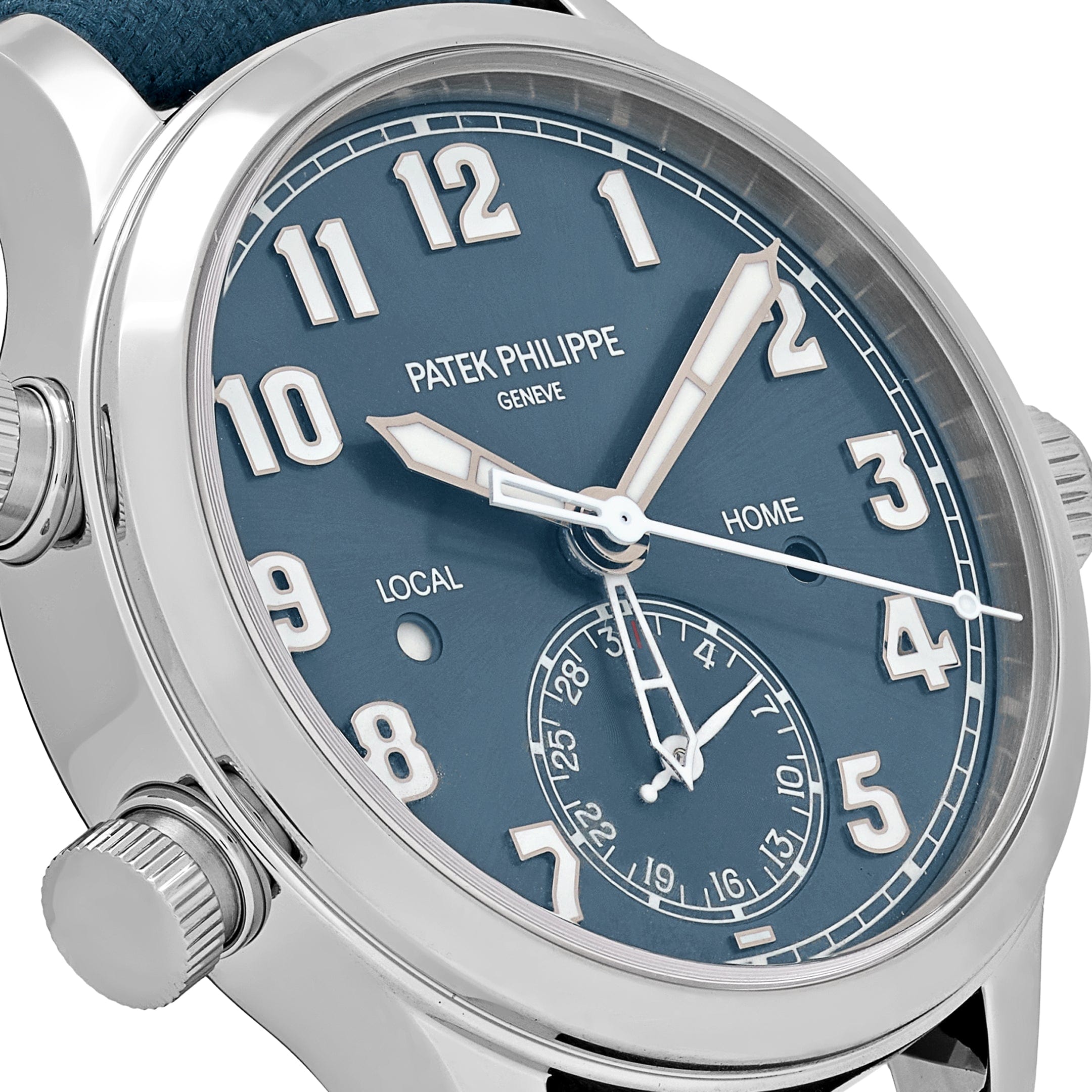 Calatrava Pilot Time Steel Blue Dial 37mm Product Image 3