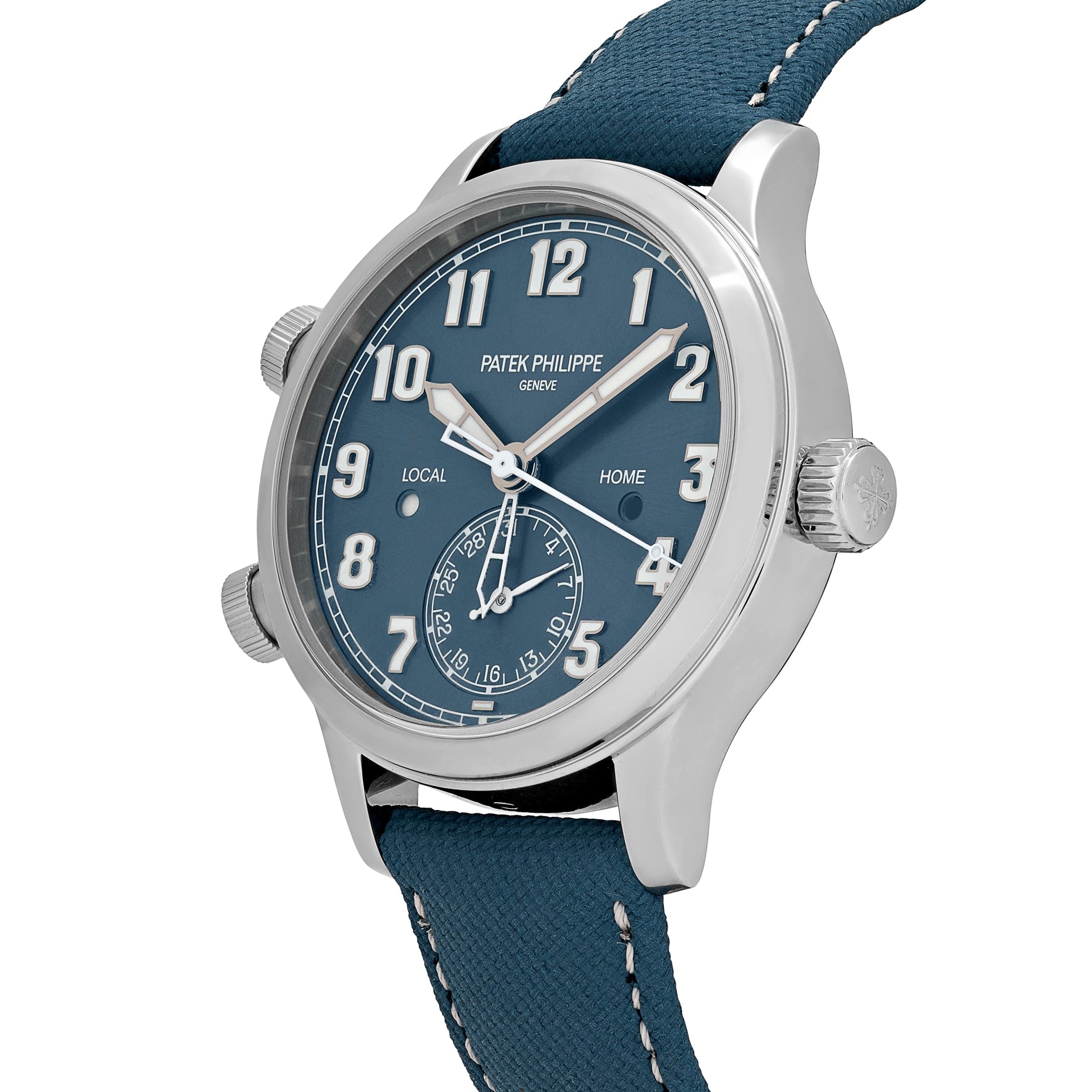 Calatrava Pilot Time Steel Blue Dial 37mm Product Image 1