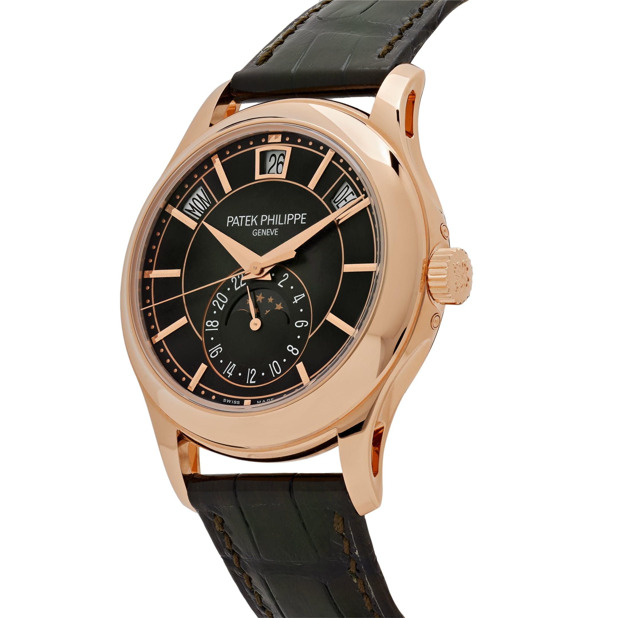 Annual Calendar Rose Gold Green Dial 40mm Product Image 1