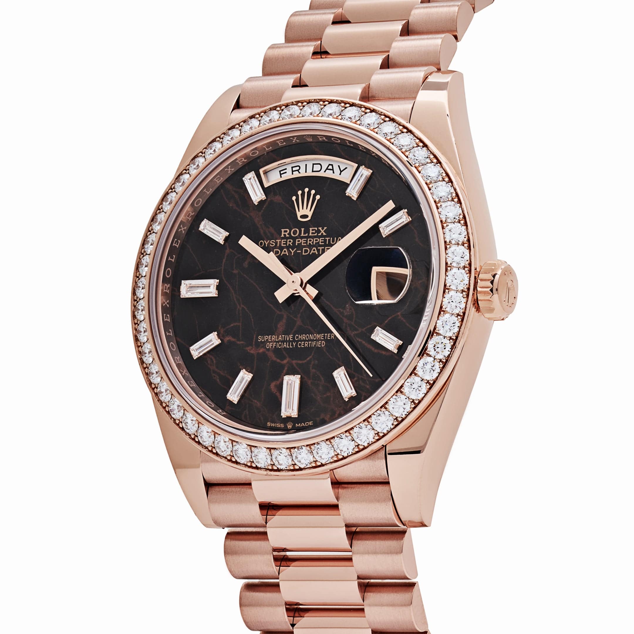 Day-Date Rose Gold Eisenkiesel Dial 40mm Product Image 1