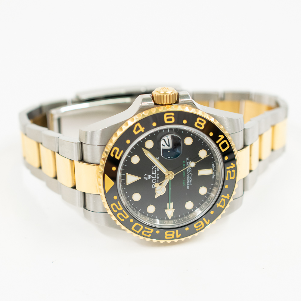 GMT-Master II Yellow Gold & Steel Black Dial 40mm Product Image 2