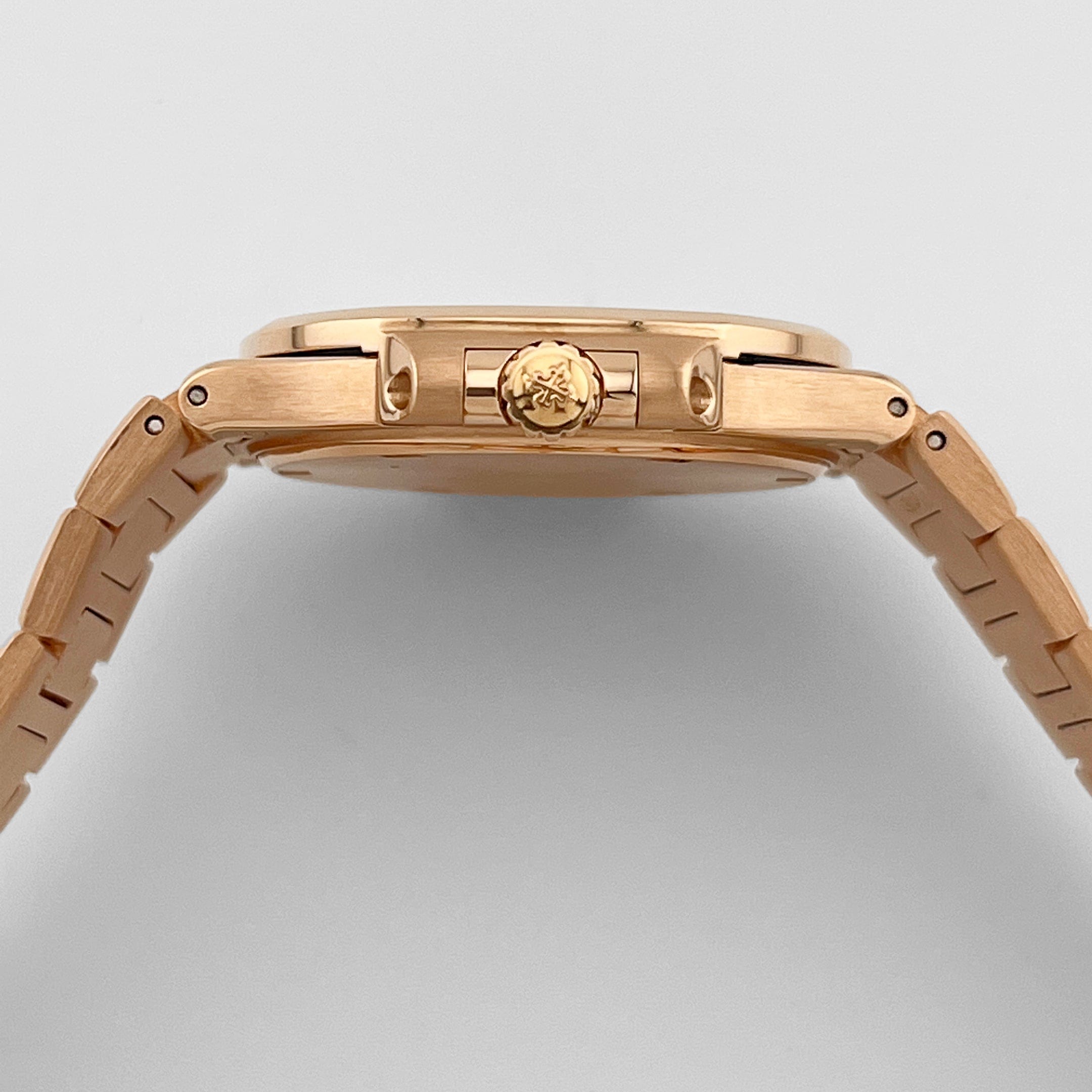 Nautilus Ladies Rose Gold Diamond Brown Dial 32mm Product Image 4