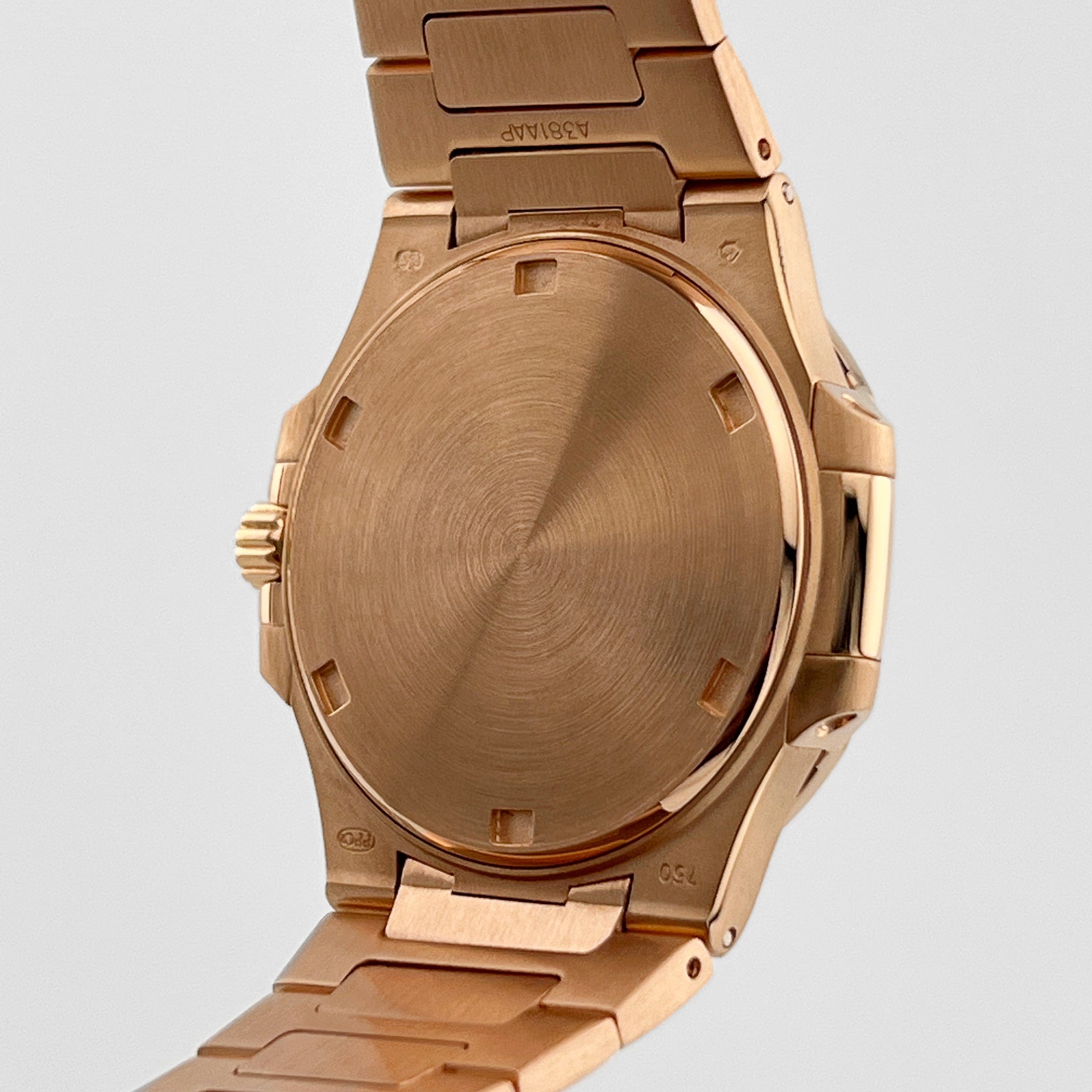 Nautilus Ladies Rose Gold Diamond Brown Dial 32mm Product Image 7