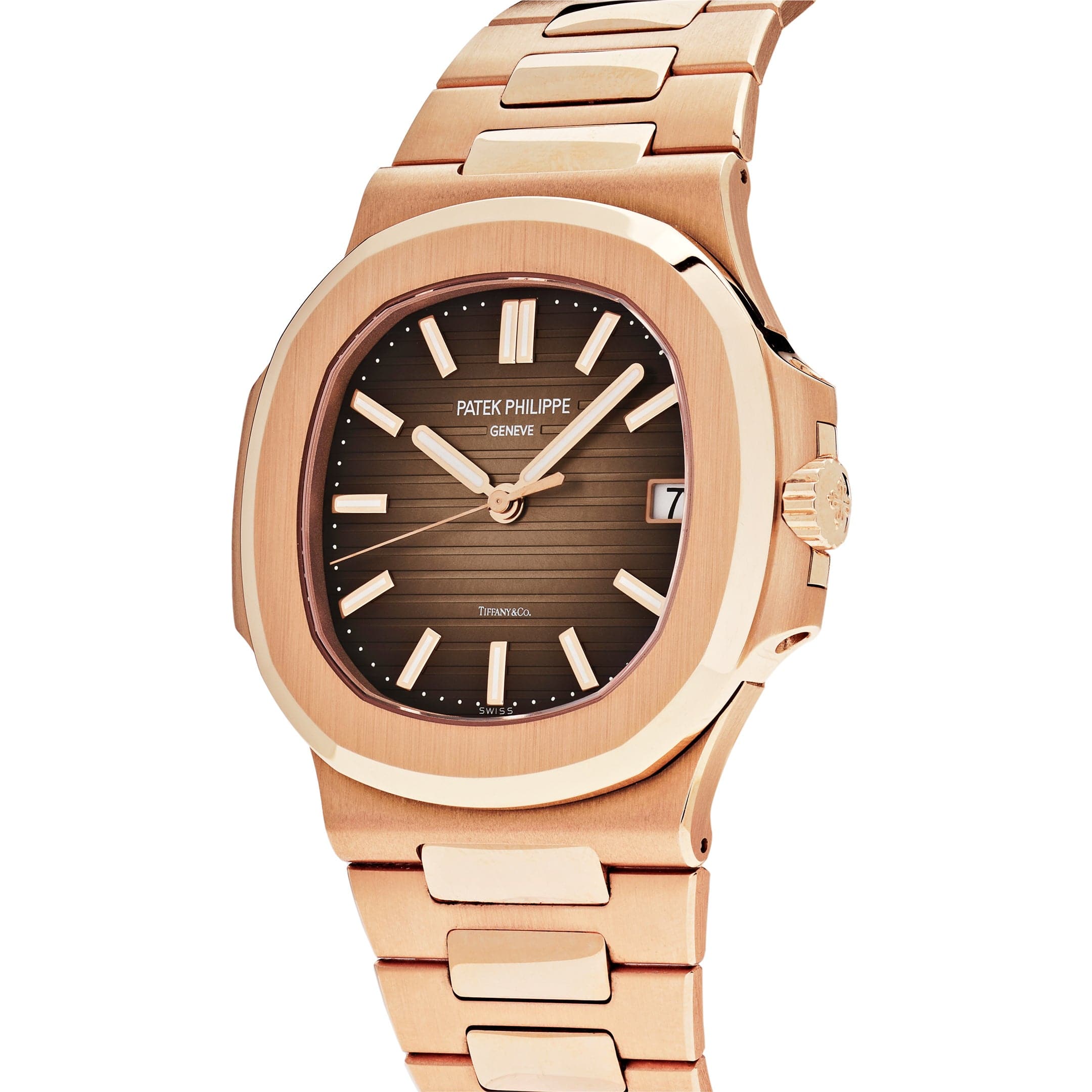 Nautilus "Tiffany & Co." Rose Gold Brown Dial 41mm Product Image 1