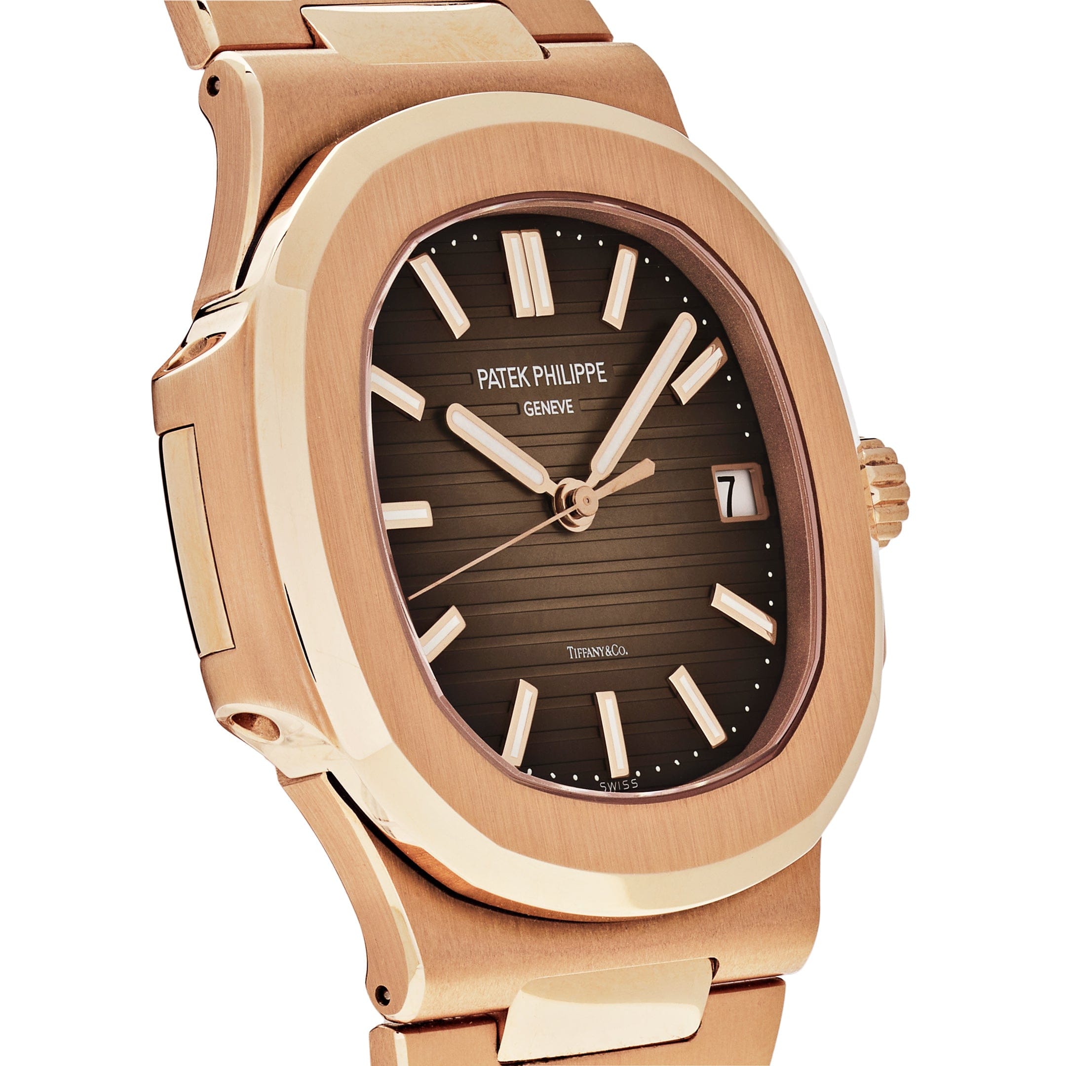 Nautilus "Tiffany & Co." Rose Gold Brown Dial 41mm Product Image 2