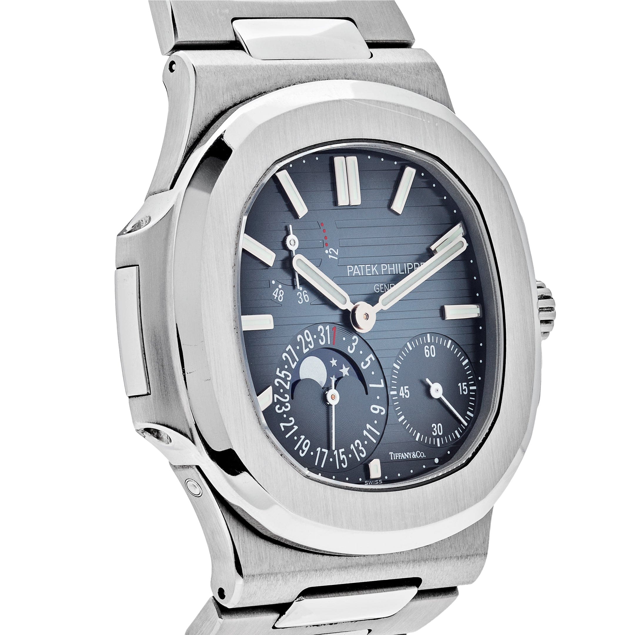 Nautilus Moonphase "Tiffany & Co." Steel Blue Dial 40mm Product Image 2