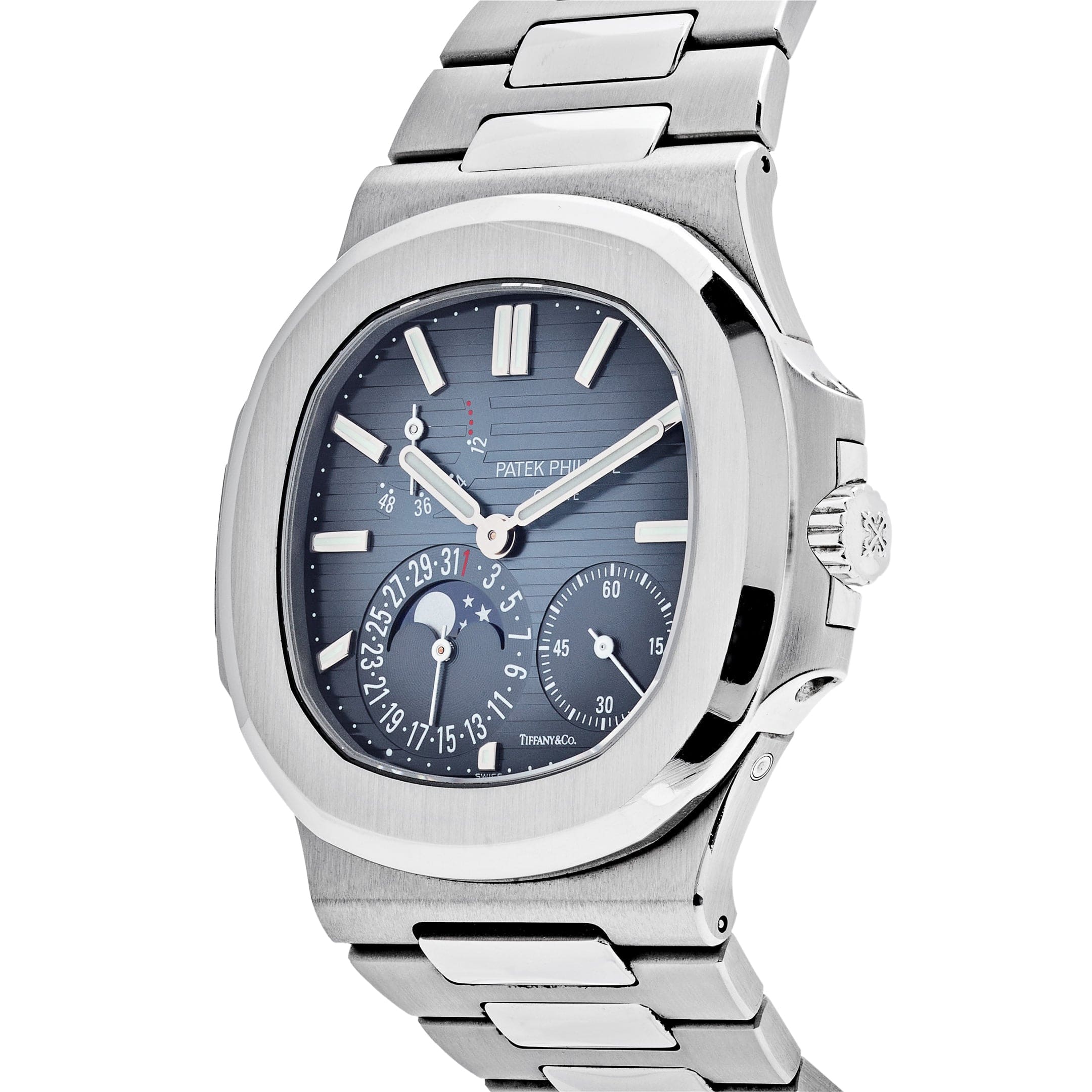Nautilus Moonphase "Tiffany & Co." Steel Blue Dial 40mm Product Image 1
