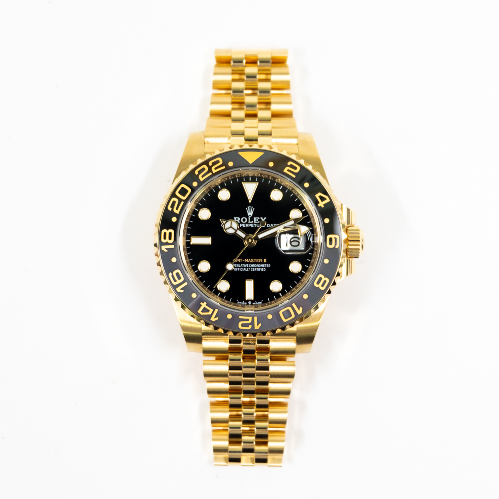 GMT-Master II Yellow Gold Jubilee Black Dial 40mm Product Image 1