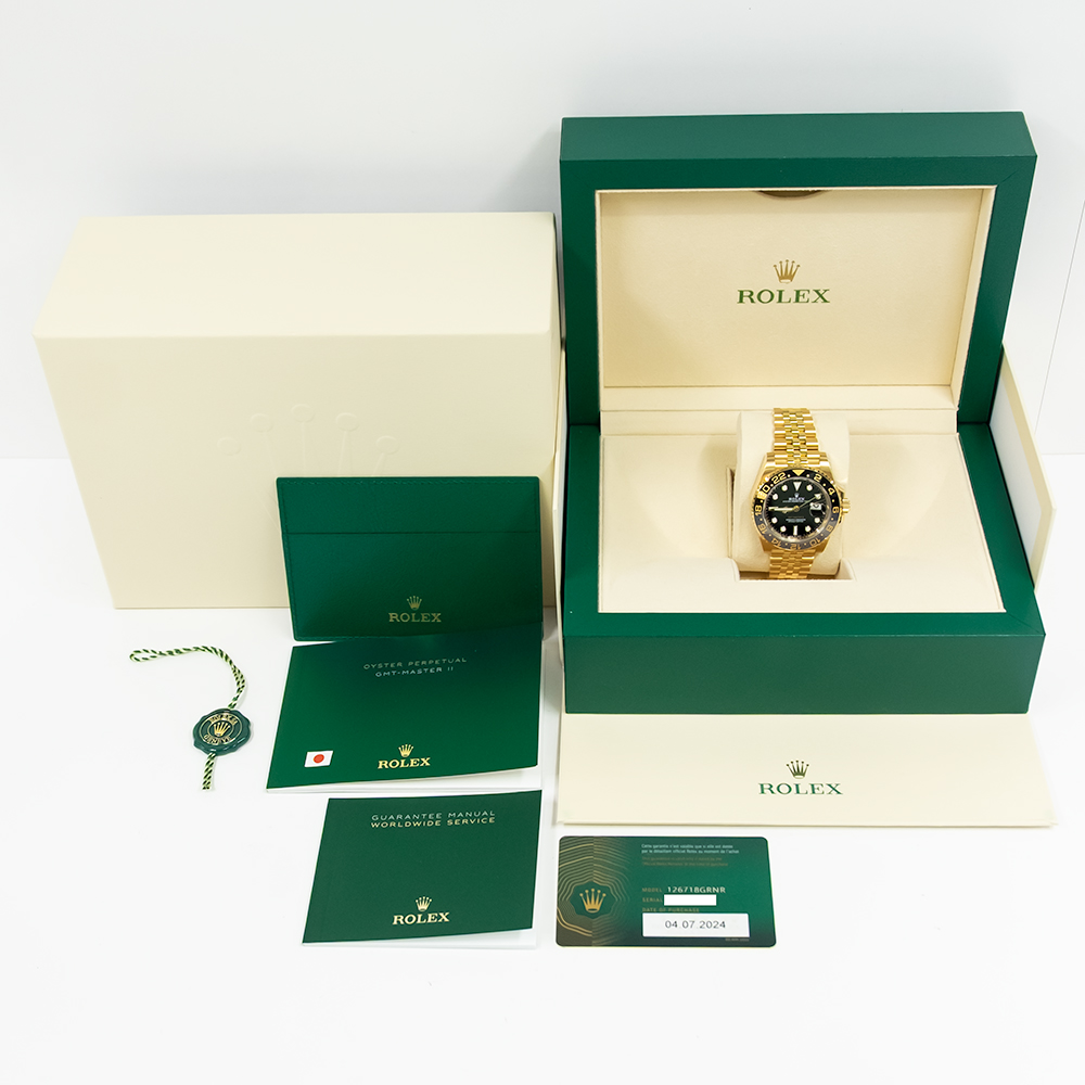 GMT-Master II Yellow Gold Jubilee Black Dial 40mm Product Image 9