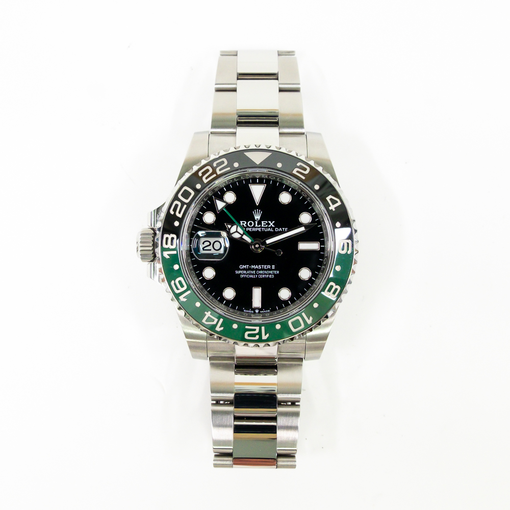 GMT-Master II Steel Black Dial "Sprite" 40mm Product Image 1