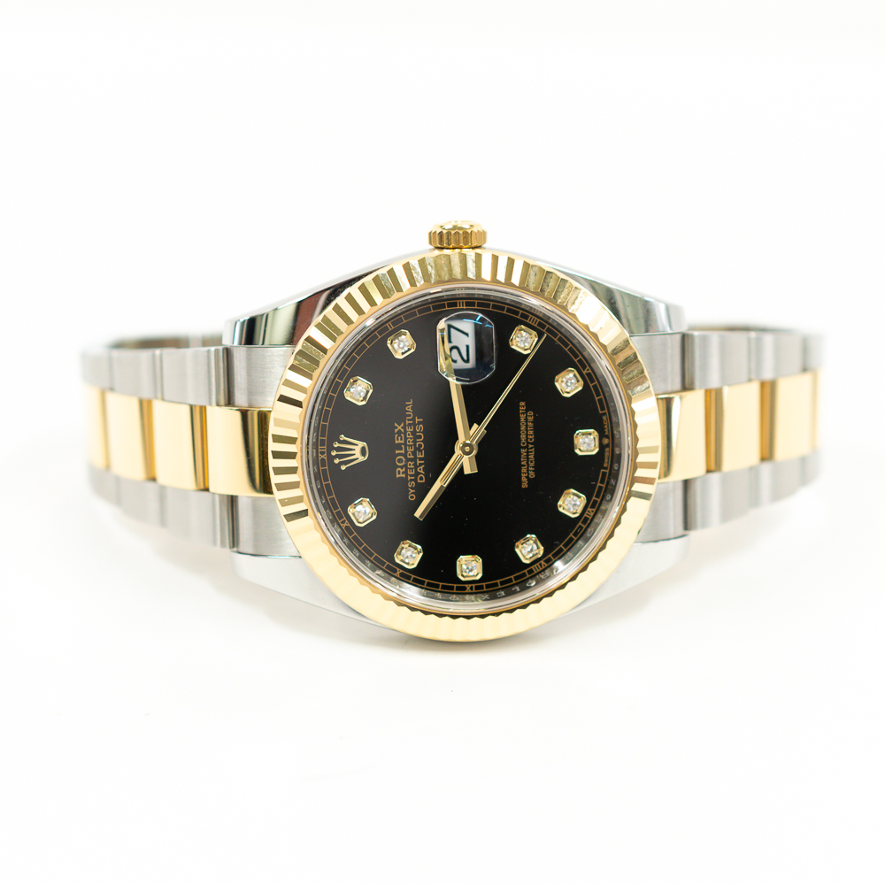 Datejust Yellow Gold & Steel Black Dial 41mm Product Image 2