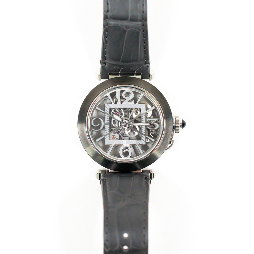 Pasha de Cartier Steel Skeleton Dial 41mm Product Image 1