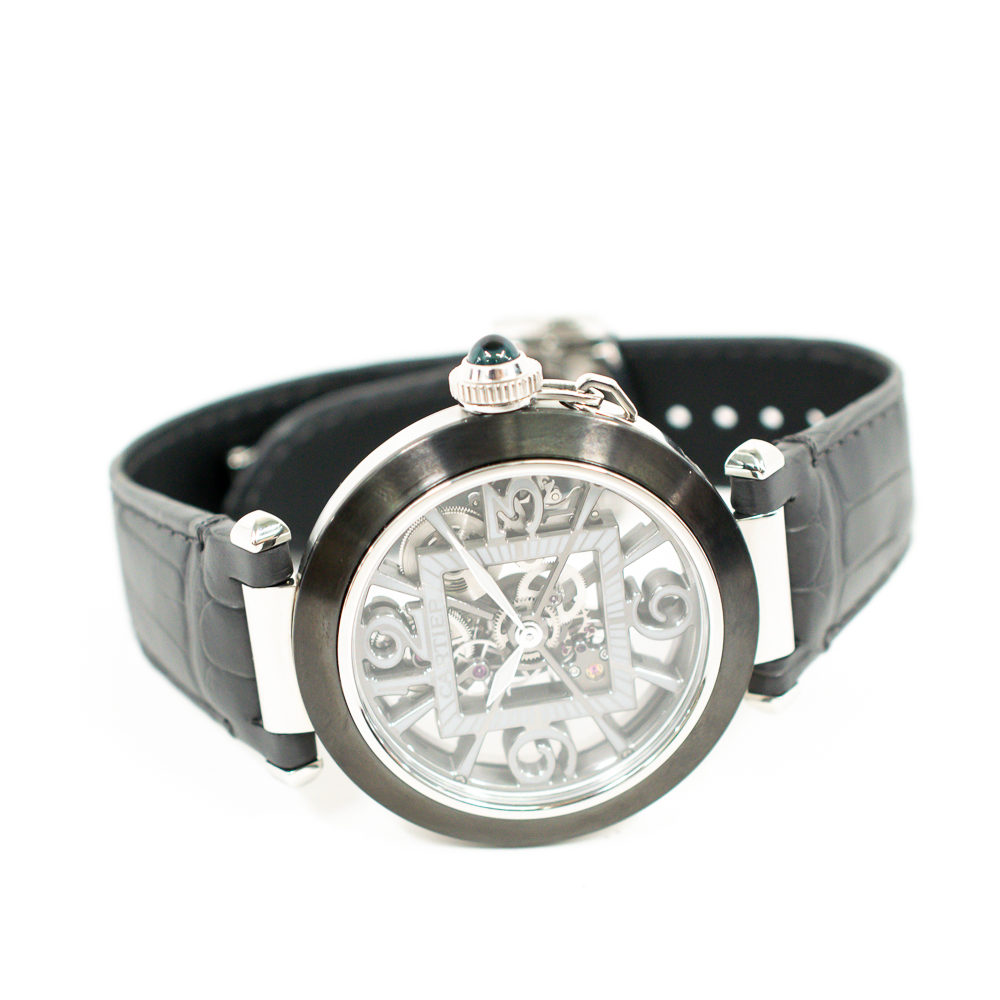 Pasha de Cartier Steel Skeleton Dial 41mm Product Image 2