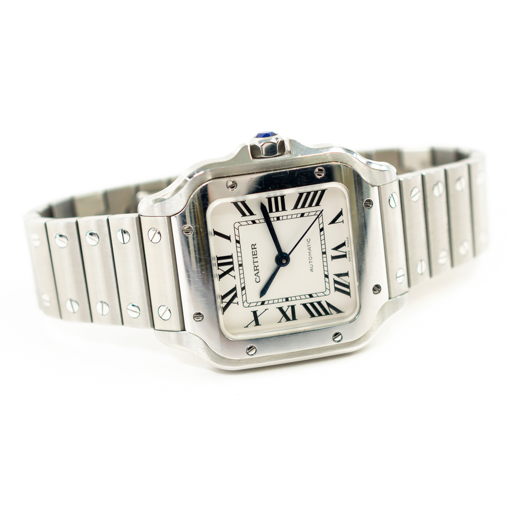 Santos de Cartier Steel Silver Dial 35mm Product Image 2