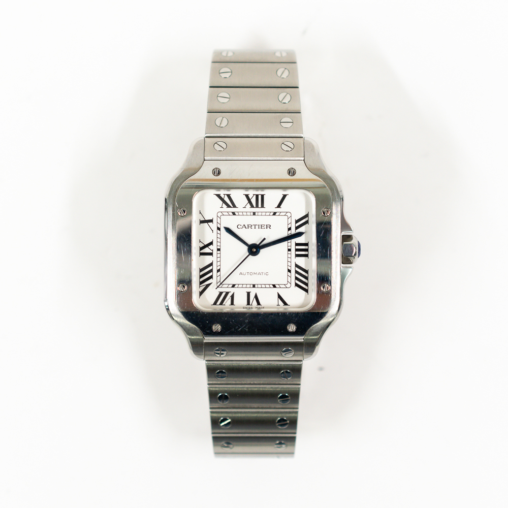 Santos de Cartier Steel Silver Dial 35mm Product Image 1