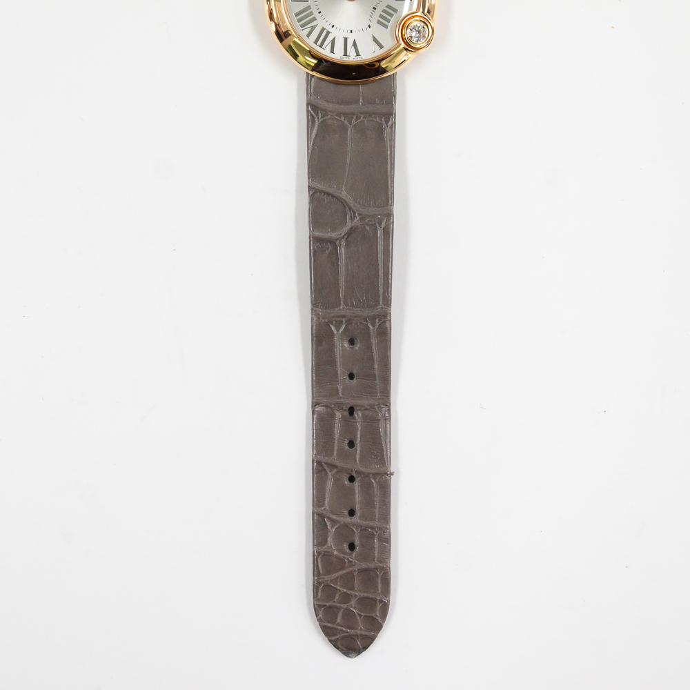 Ballon Blanc de Cartier Rose Gold Silver Dial 30mm Product Image 8