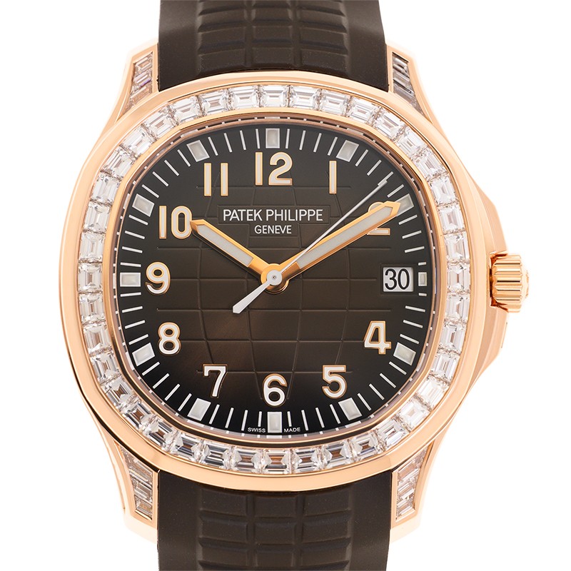 Aquanaut Rose Gold Diamond Brown Dial 40mm Product Image 1