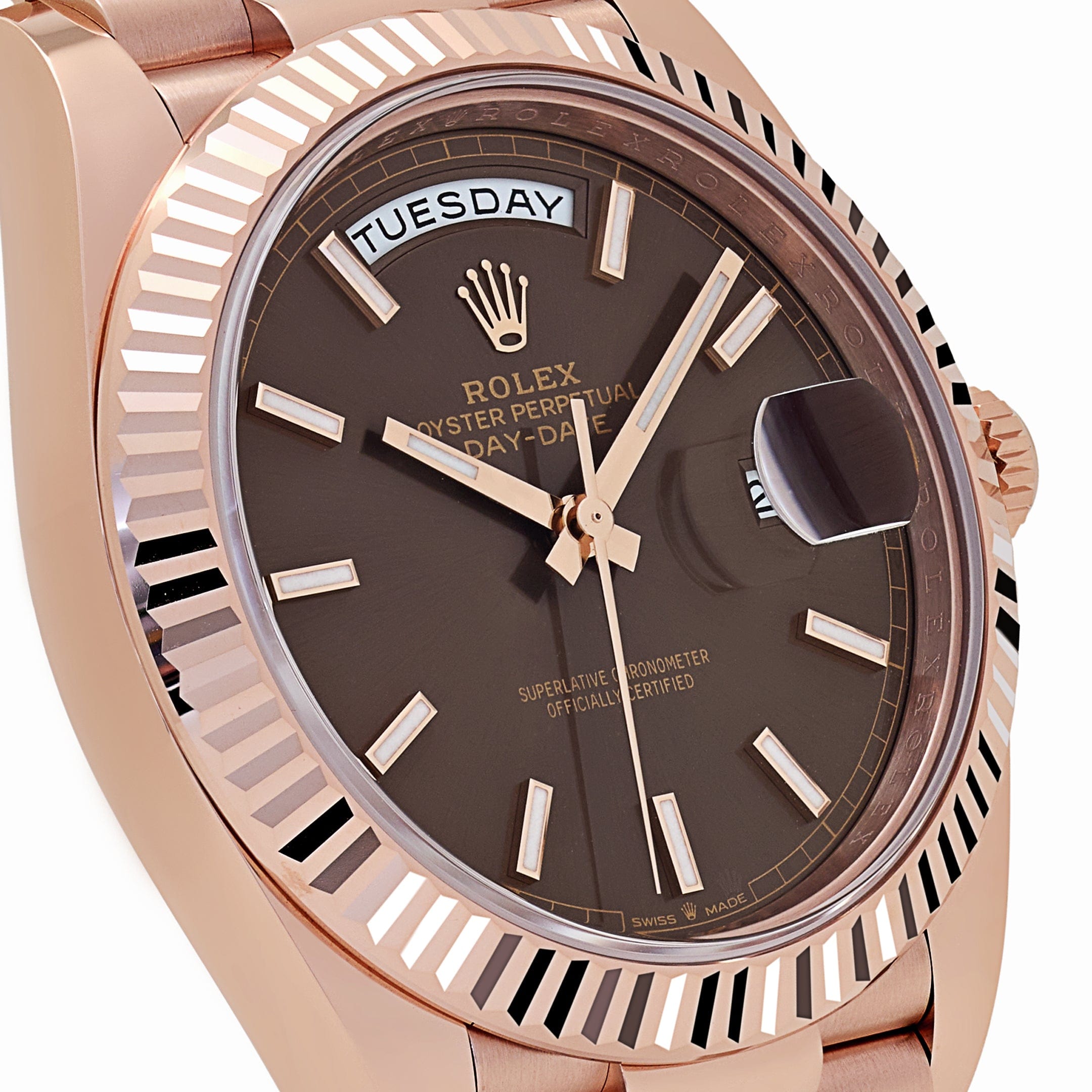 Day-Date 40 Rose Gold Brown Dial 40mm Product Image 3