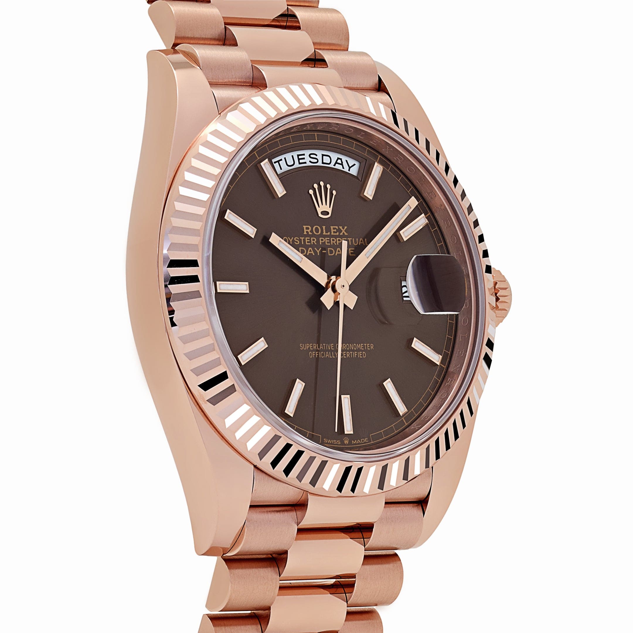 Day-Date 40 Rose Gold Brown Dial 40mm Product Image 2