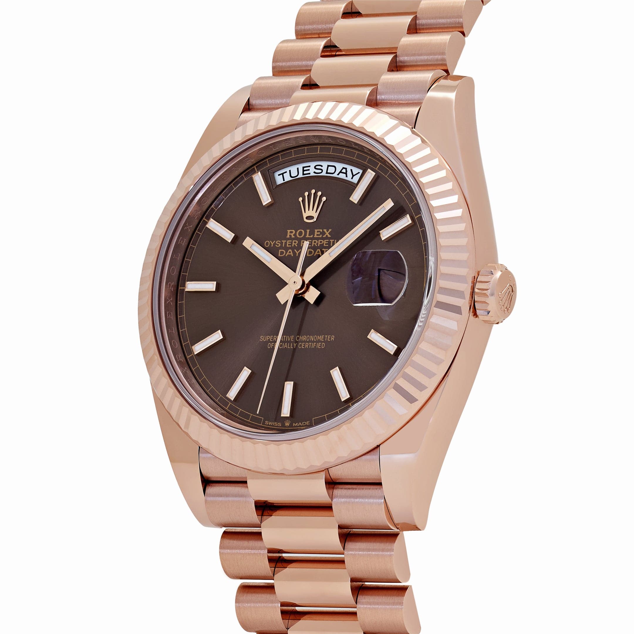 Day-Date 40 Rose Gold Brown Dial 40mm Product Image 1