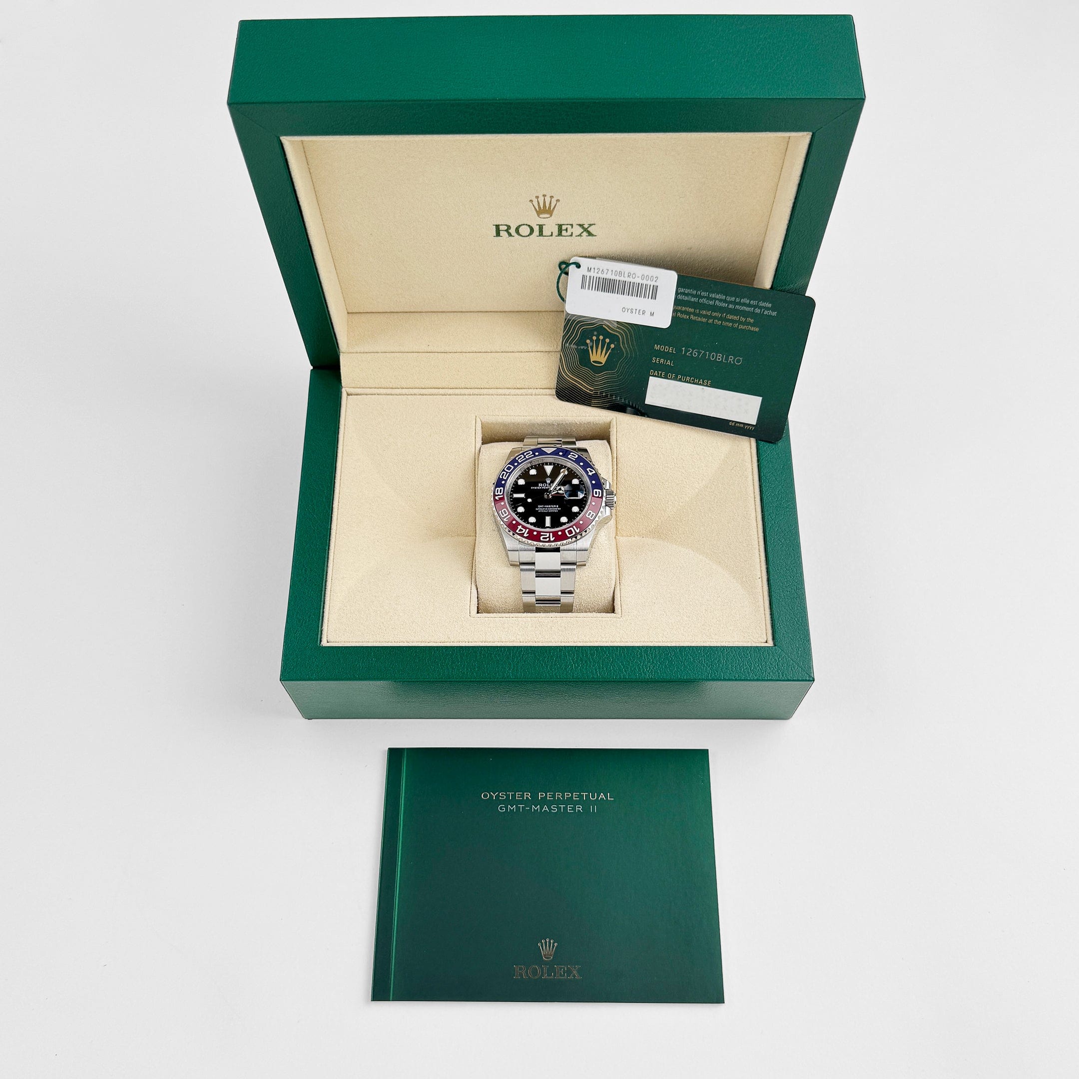 GMT-Master II Steel Black Dial "Pepsi" 40mm Product Image 10