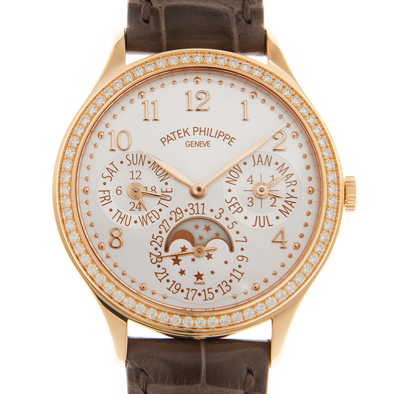 Perpetual Calendar Rose Gold Diamond White Dial 35mm Product Image 1