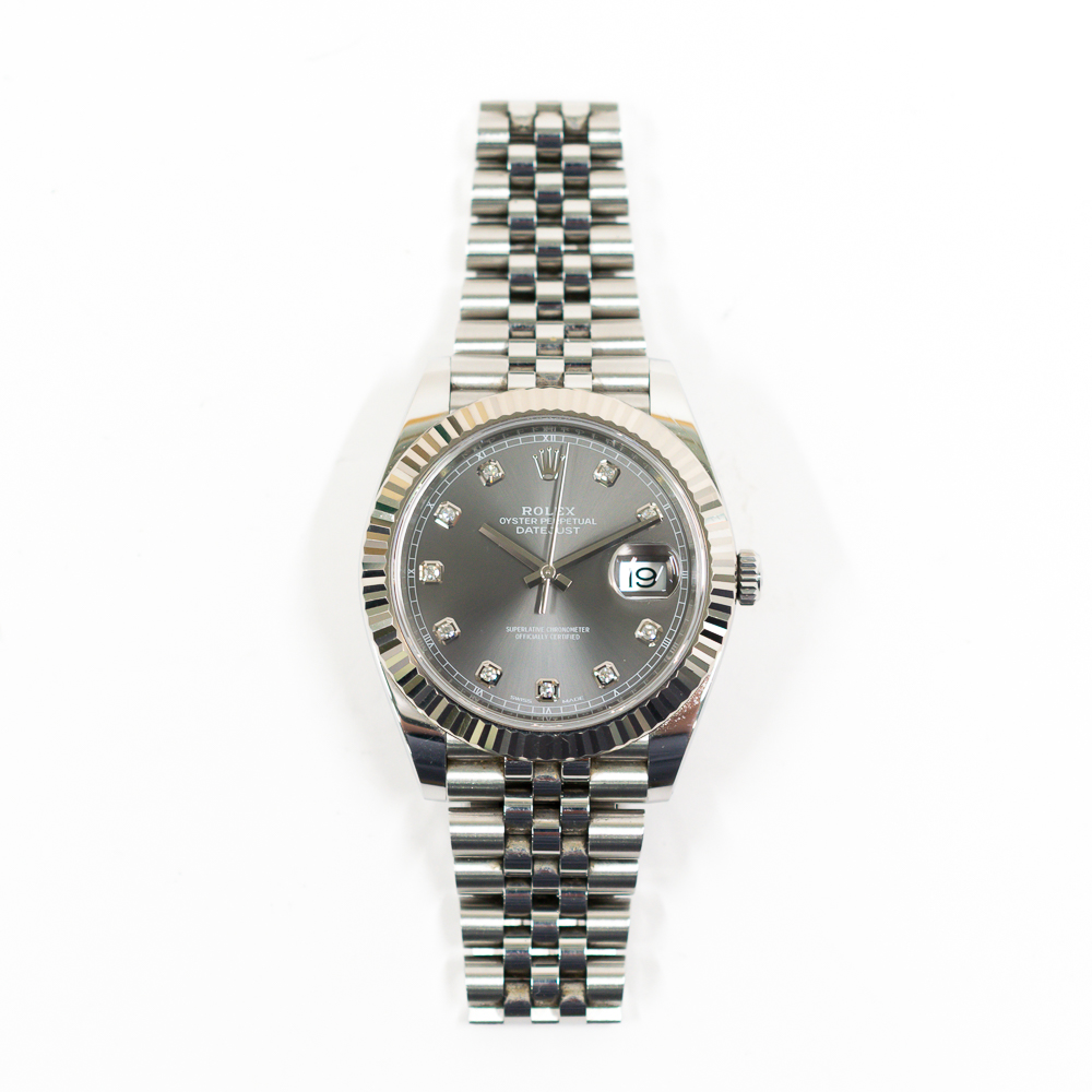 Datejust Stee Jubilee Grey Dial 41mm Product Image 1