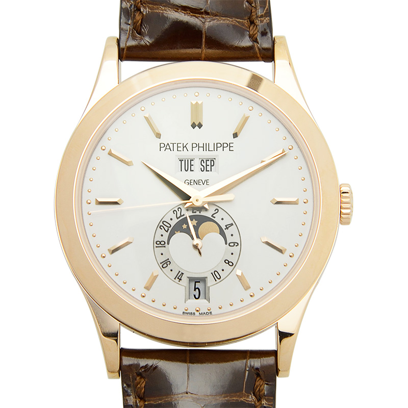Annual Calendar Rose Gold Silver Dial 38mm Product Image 1