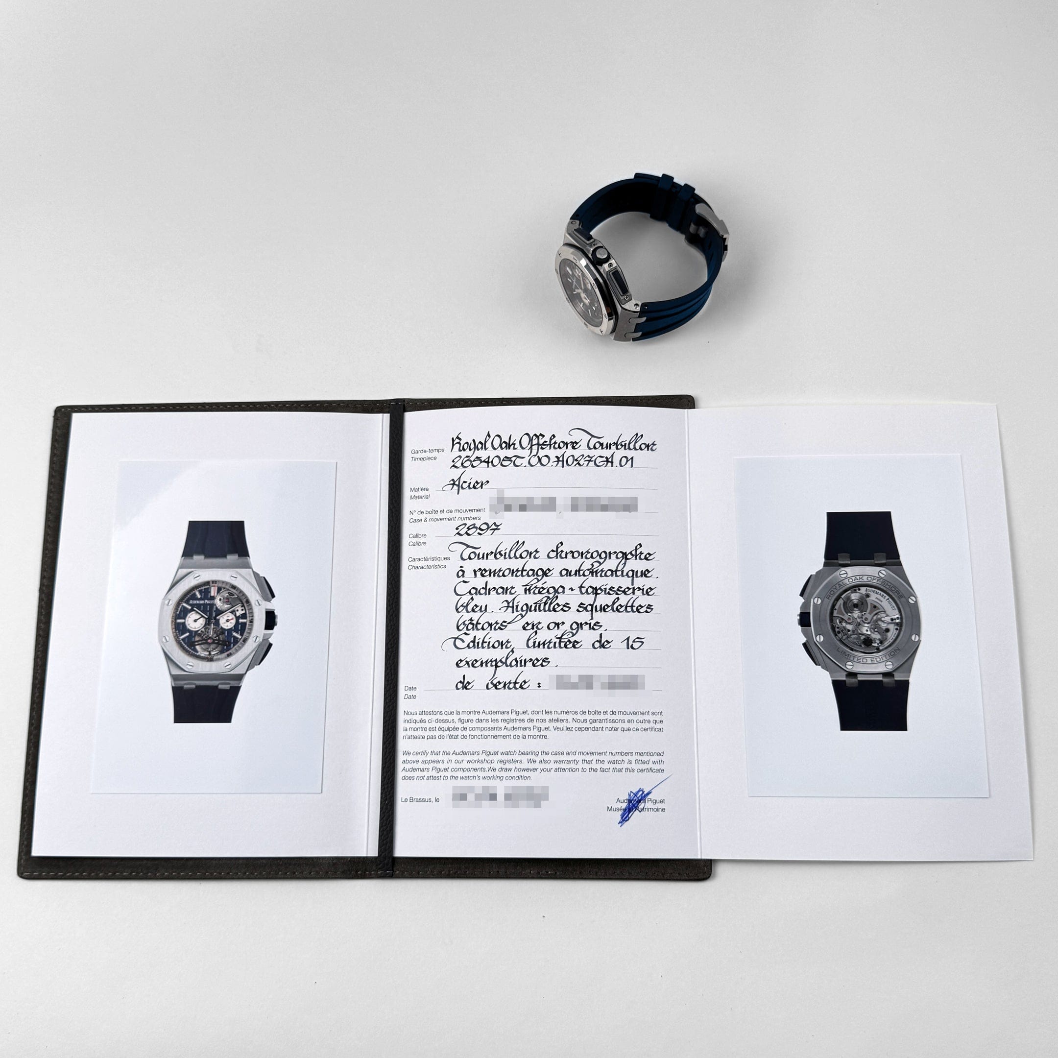 Royal Oak Offshore Tourbillon Chronograph Steel Blue Dial 44mm Product Image 10