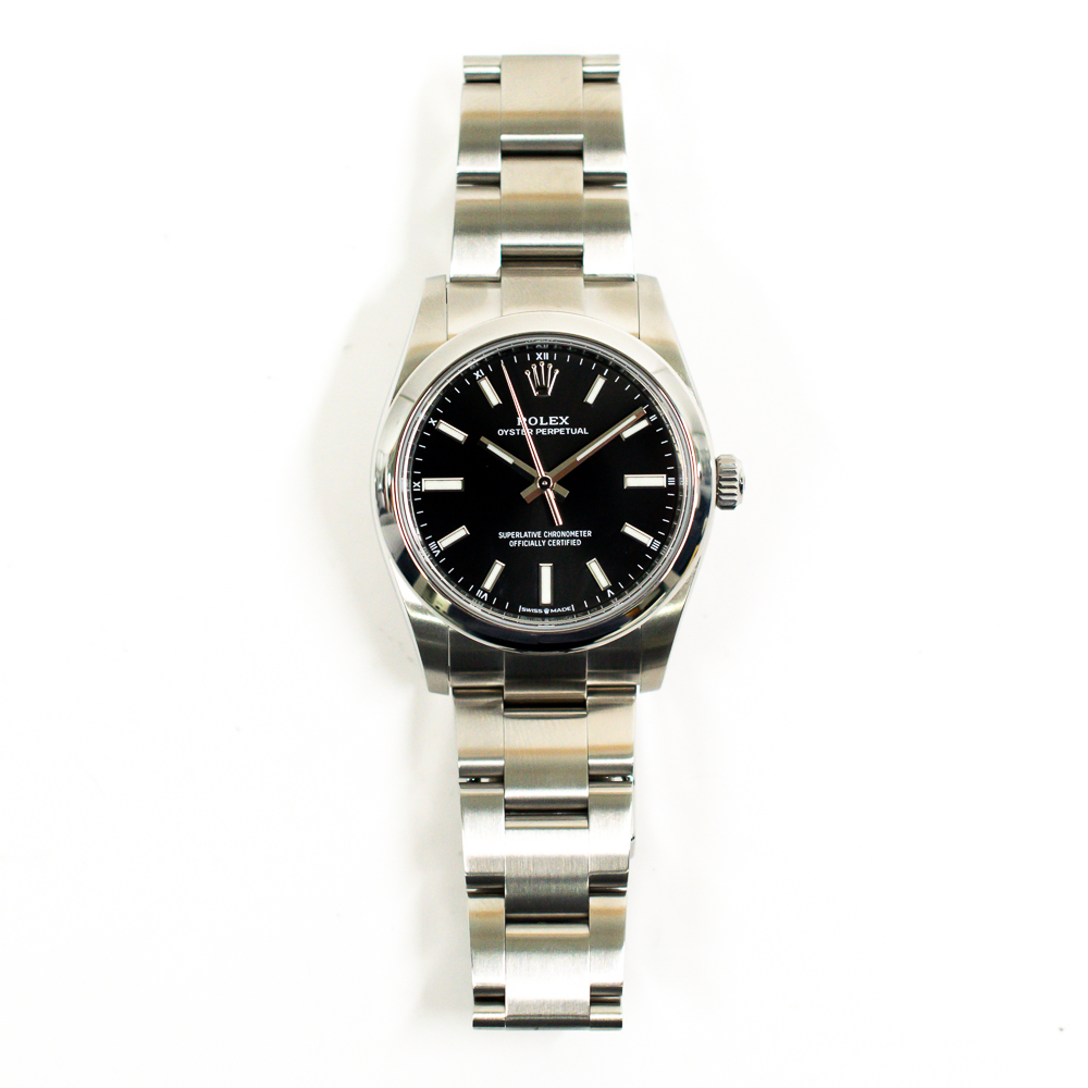 Oyster Perpetual Steel Black Dial 34mm Product Image 1