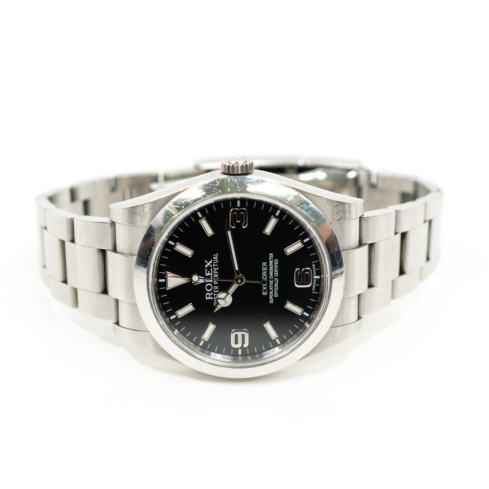 Explorer Steel Black Dial 39mm Product Image 2