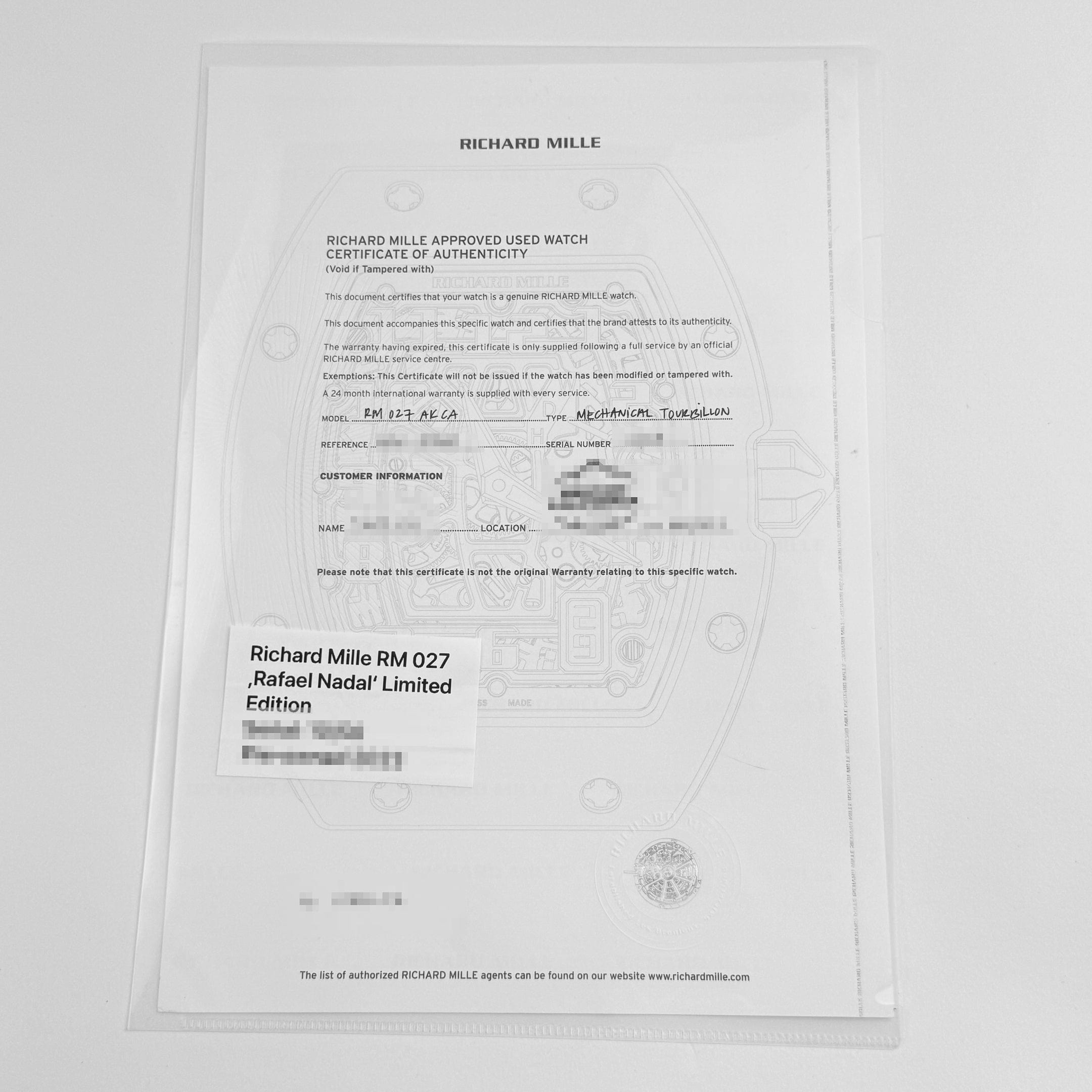 RM027 "Rafael Nadal' Limited Edition" Product Image 10