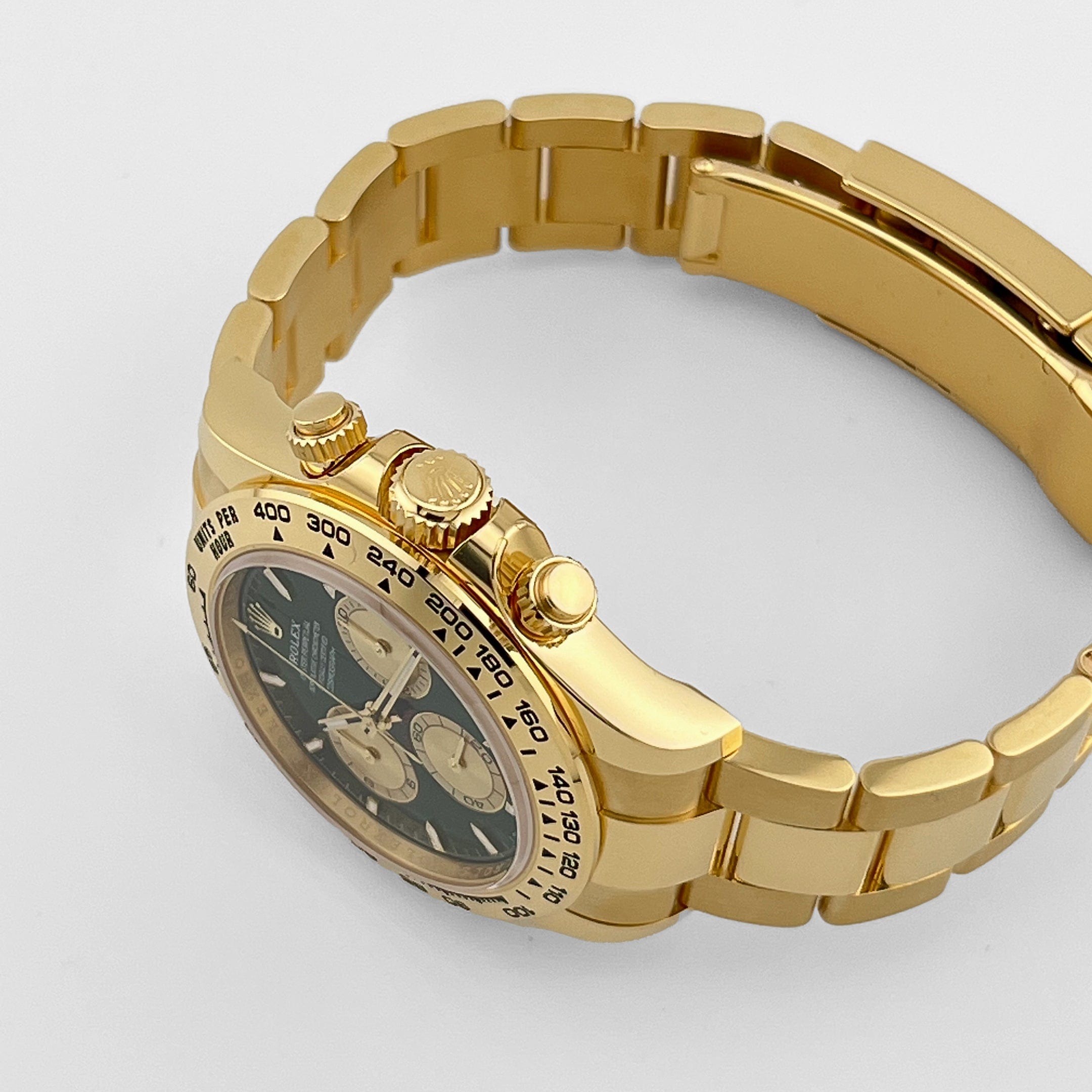 Daytona Yellow Gold Green Dial 40mm Product Image 3