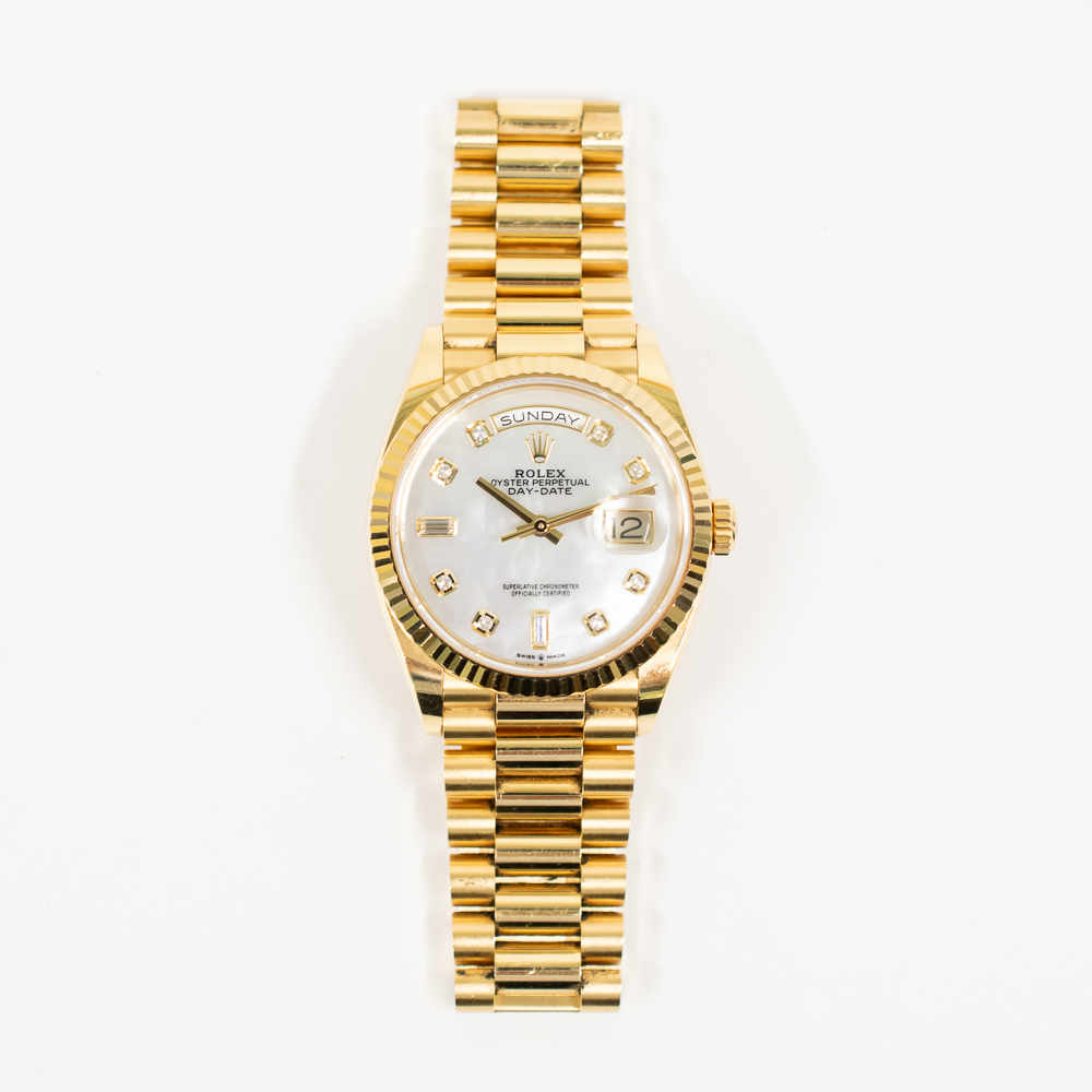 Day-Date Yellow Gold White Dial 36mm Product Image 1