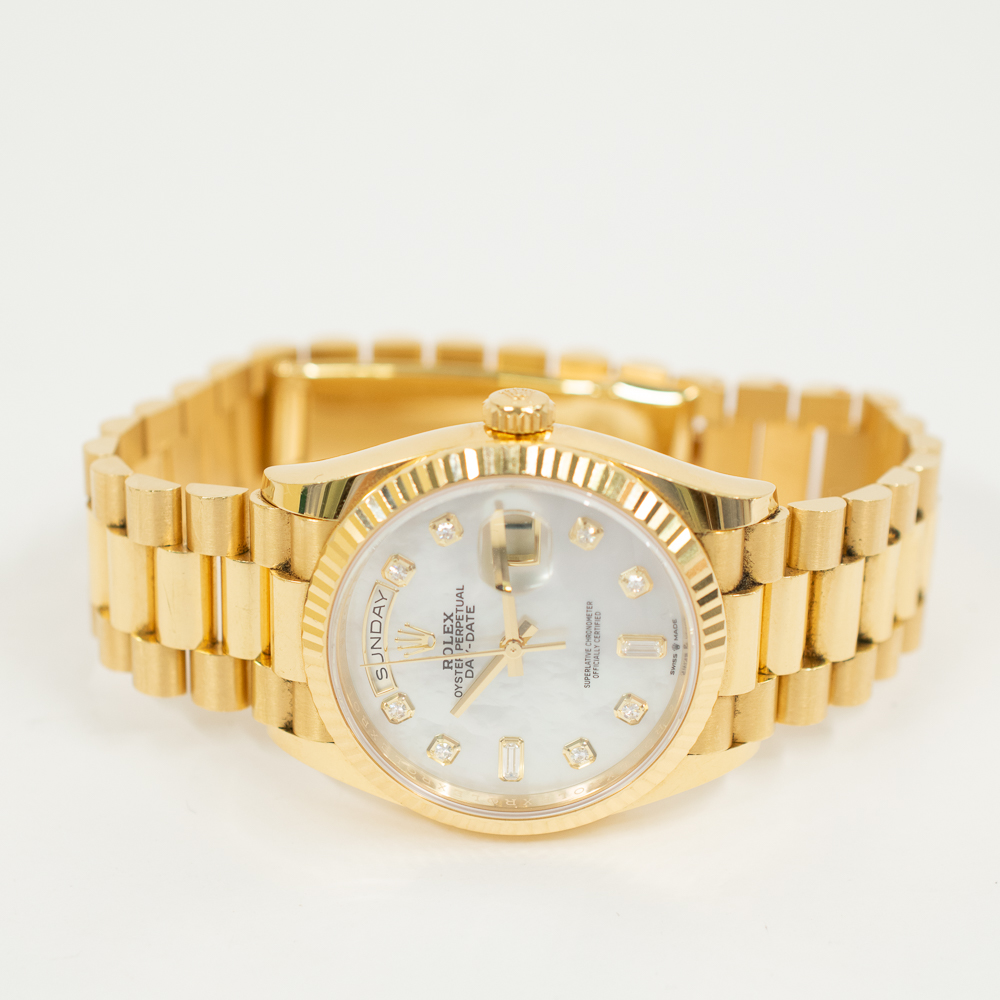 Day-Date Yellow Gold White Dial 36mm Product Image 2