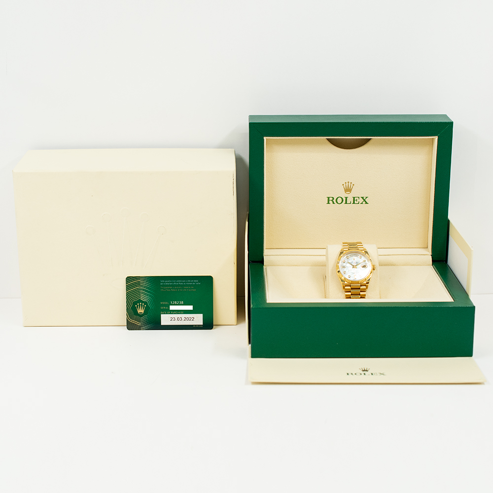 Day-Date Yellow Gold White Dial 36mm Product Image 9