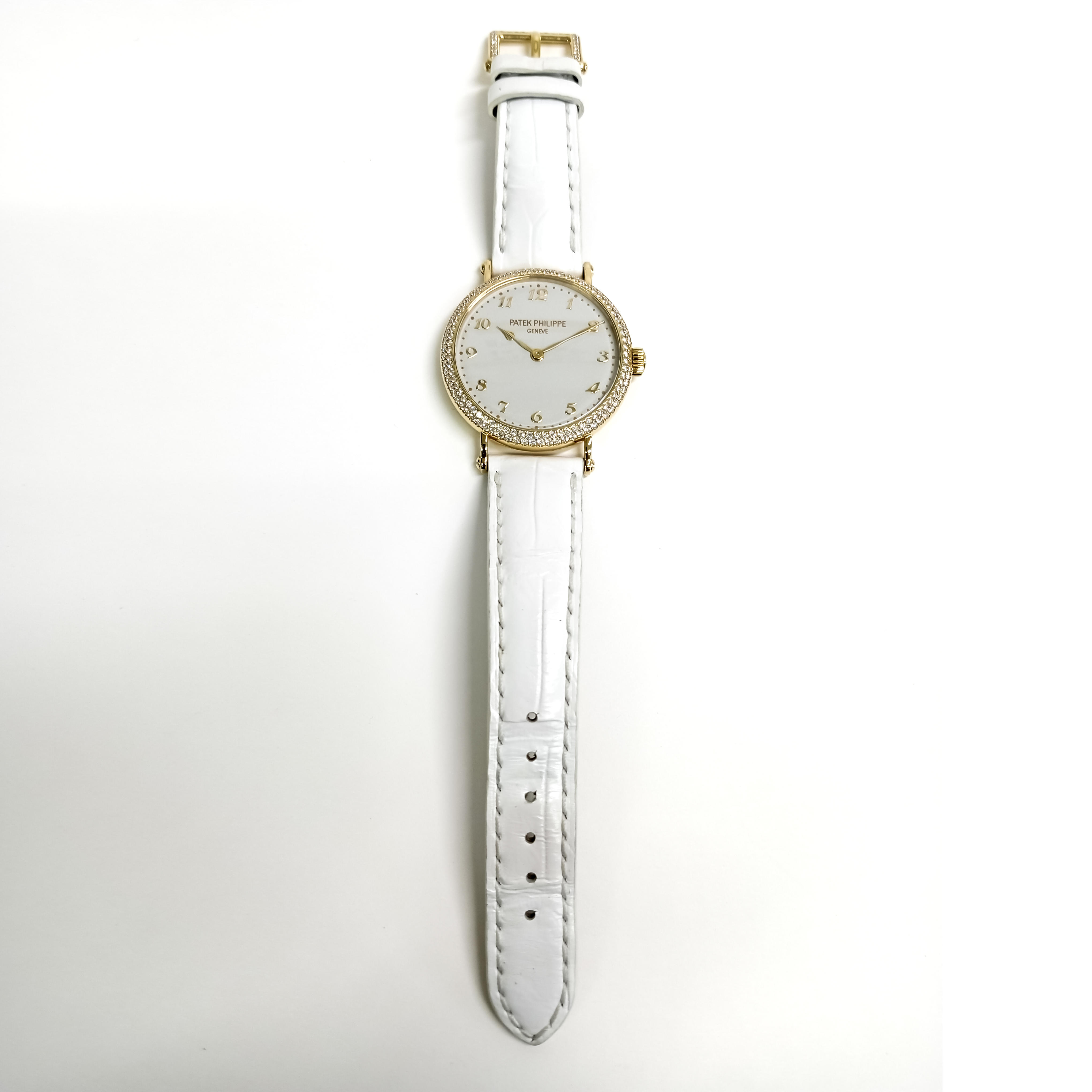 Calatrava Rose Gold Diamond Silver Dial 34mm Product Image 1