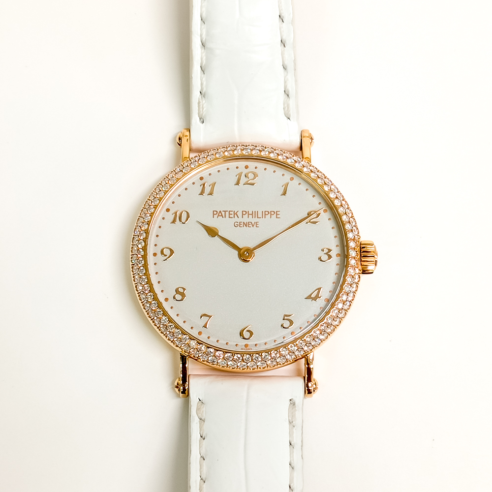 Calatrava Rose Gold Diamond Silver Dial 34mm Product Image 2