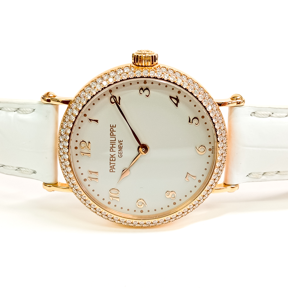 Calatrava Rose Gold Diamond Silver Dial 34mm Product Image 3