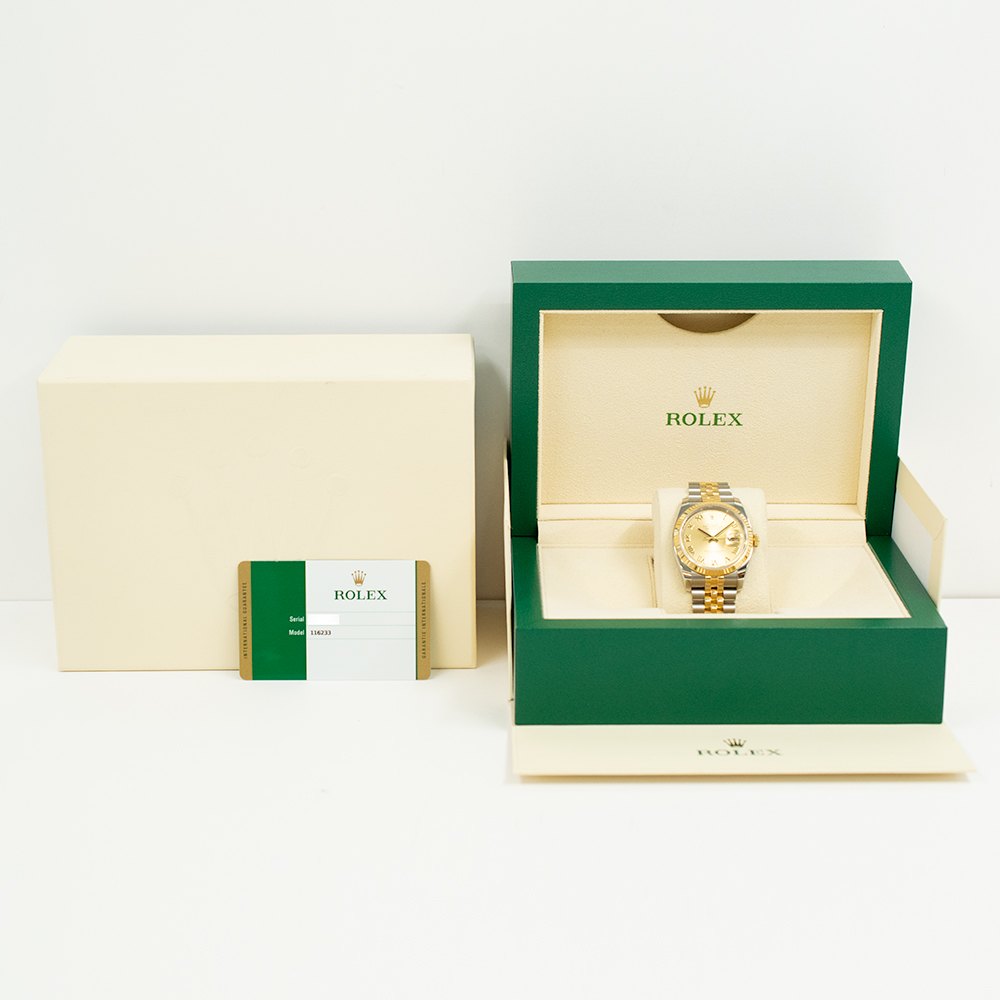 Datejust Yellow Gold & Steel Champagne Dial 36mm Product Image 9
