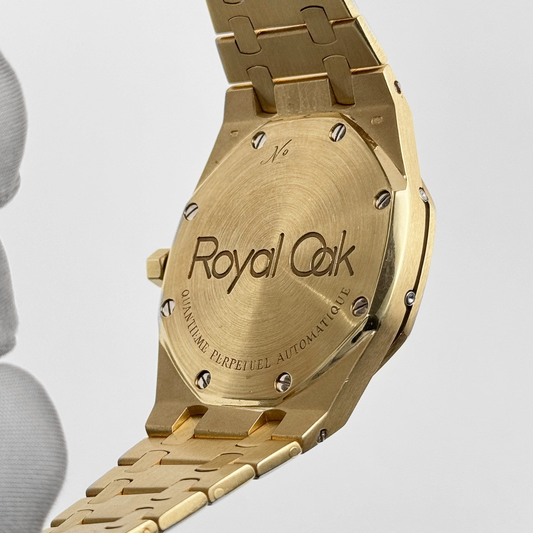 Vintage Royal Oak Perpetual Calendar Yellow Gold Gold Dial 39mm Product Image 8
