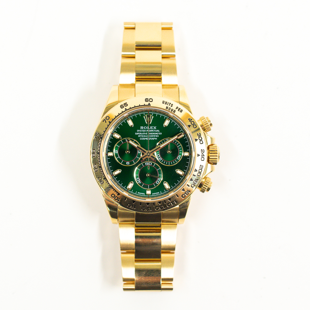 Daytona Yellow Gold Green Dial "John Mayer" 40mm Product Image 1
