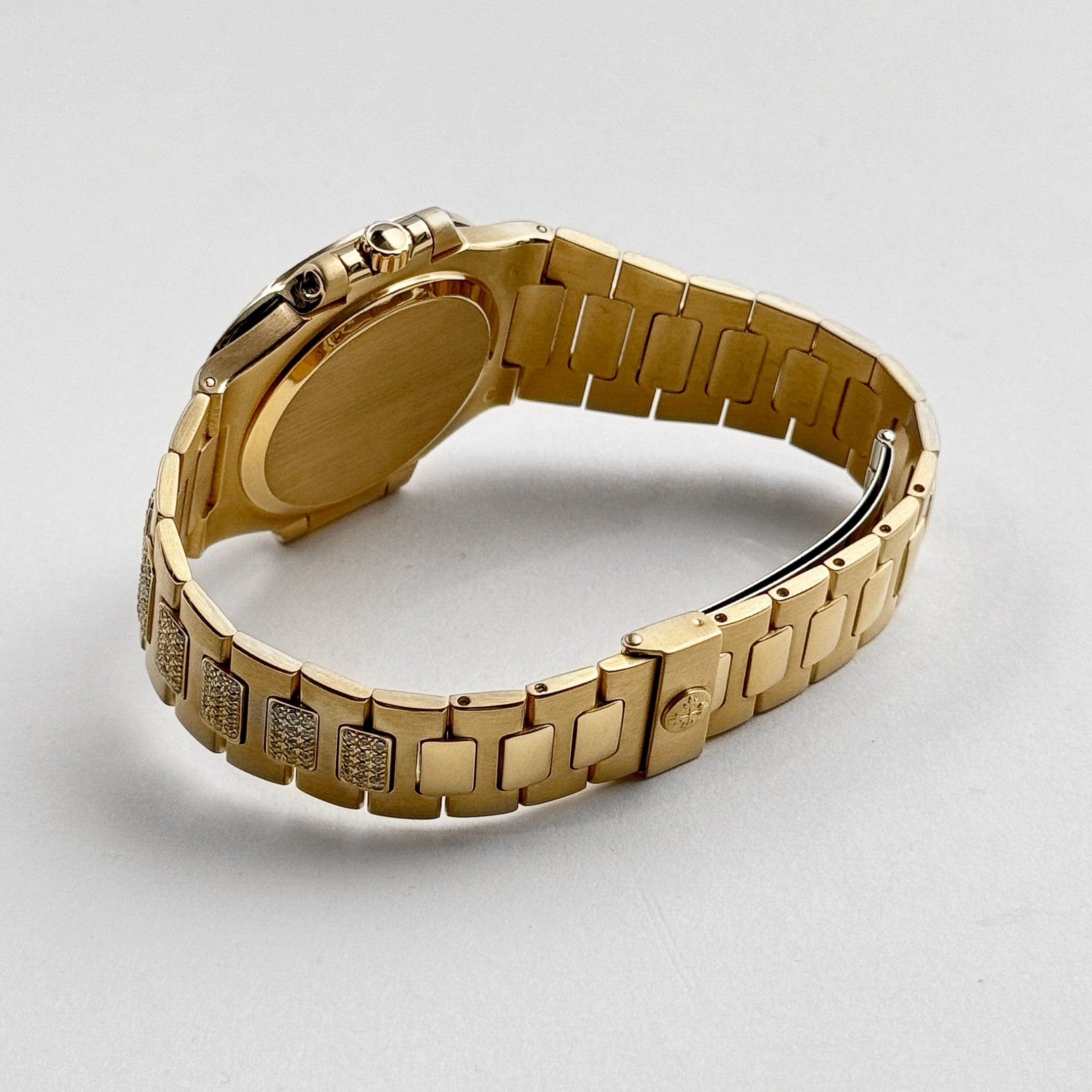 Vintage Nautilus Yellow Gold Diamond Gold Dial 37mm Product Image 7