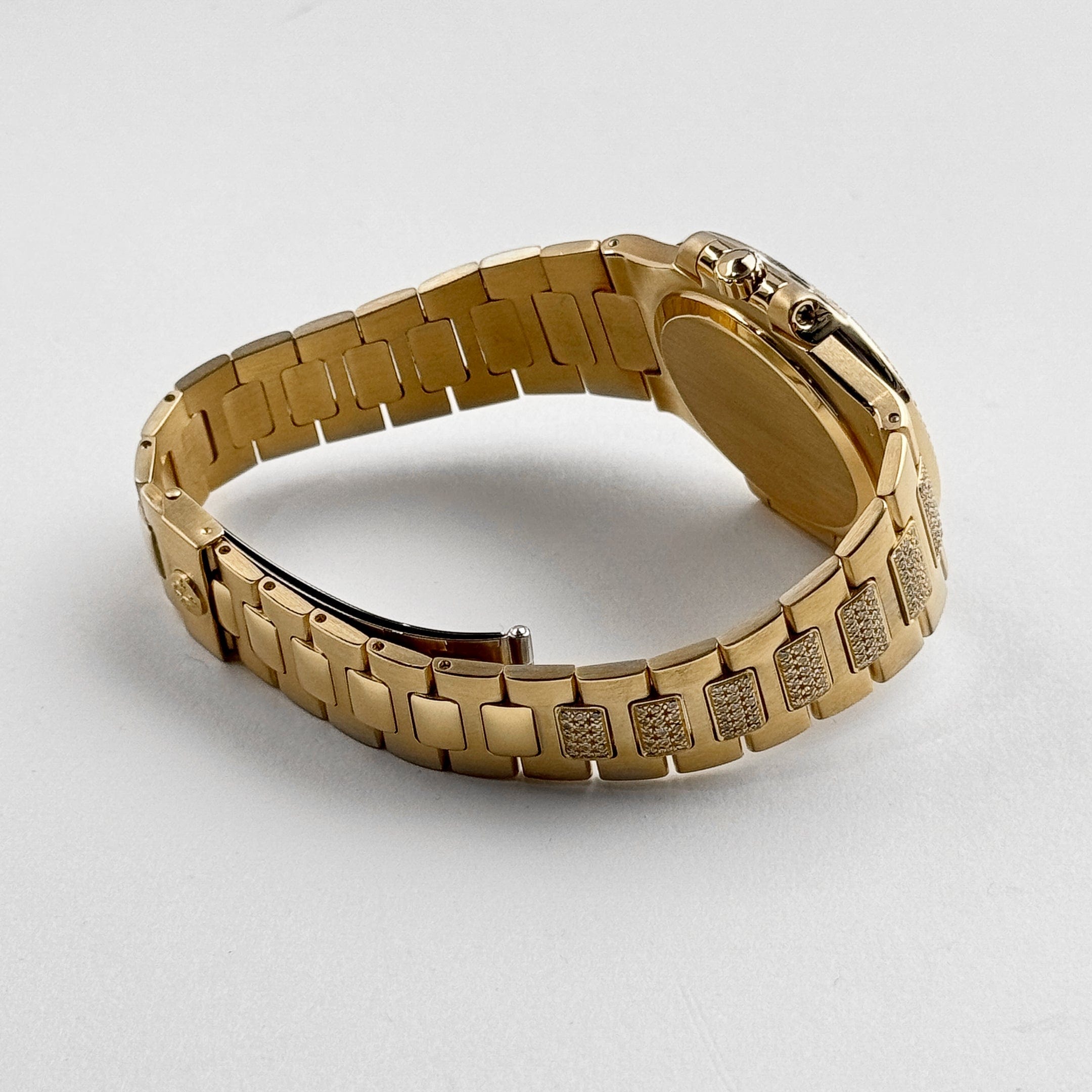 Vintage Nautilus Yellow Gold Diamond Gold Dial 37mm Product Image 6