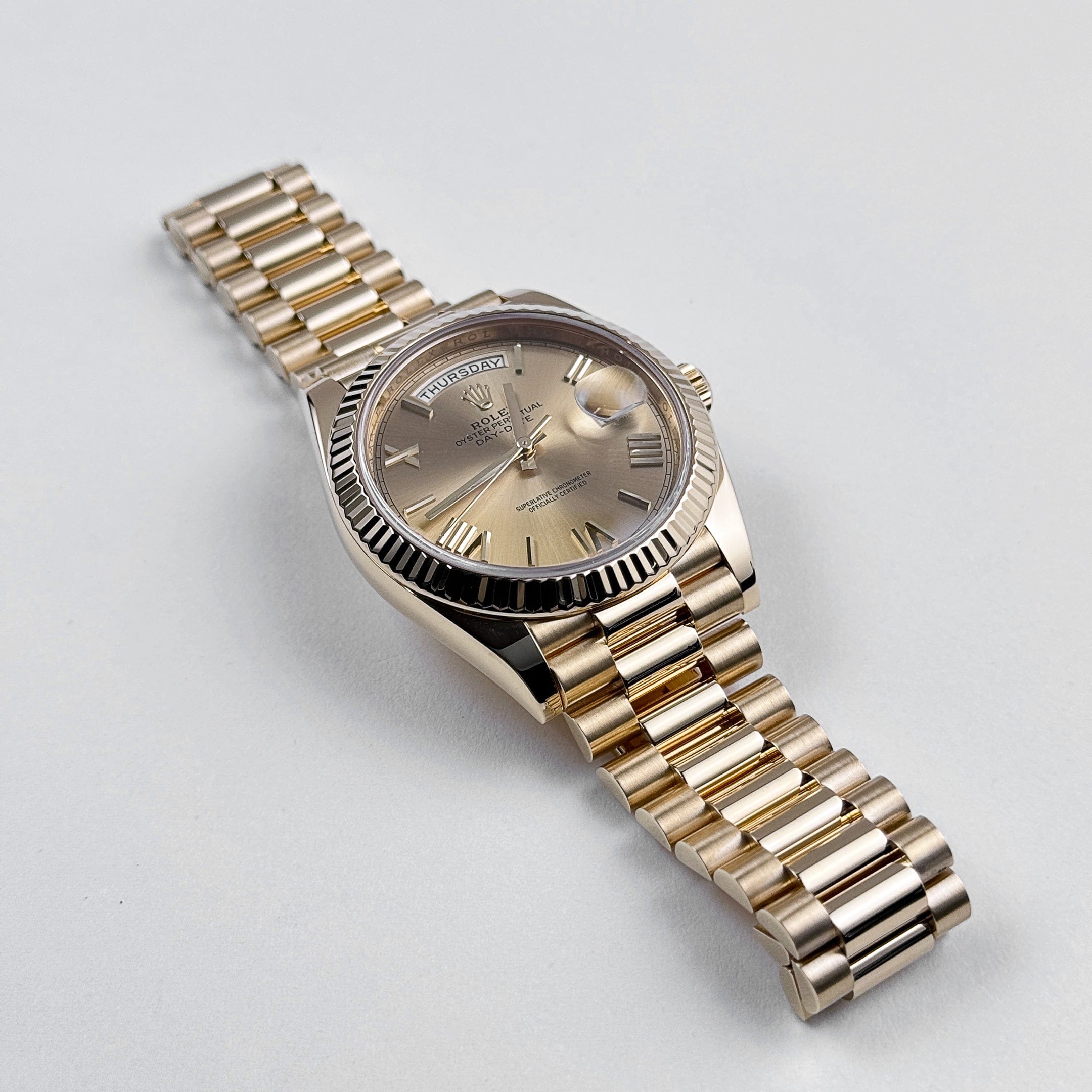 Day-Date Yellow Gold Champagne Dial 40mm Product Image 1