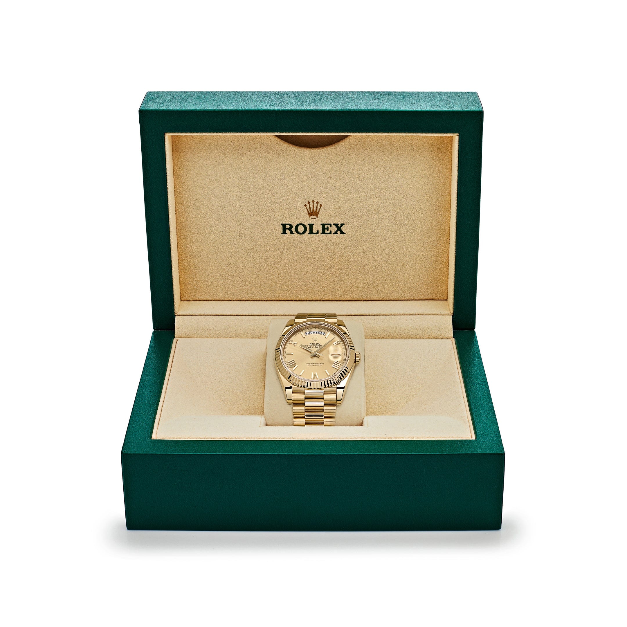 Day-Date Yellow Gold Champagne Dial 40mm Product Image 10