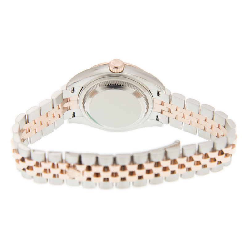 Lady-Datejust Rose Gold & Steel Diamond Jubilee Purple Dial 28mm Product Image 4